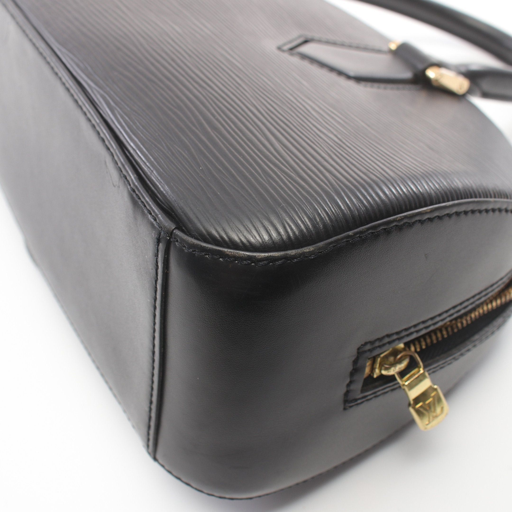 Louis Vuitton Louis Vuitton Jasmine Epi Noir Handbag Leather Black Size ONE SIZE - 8 Thumbnail