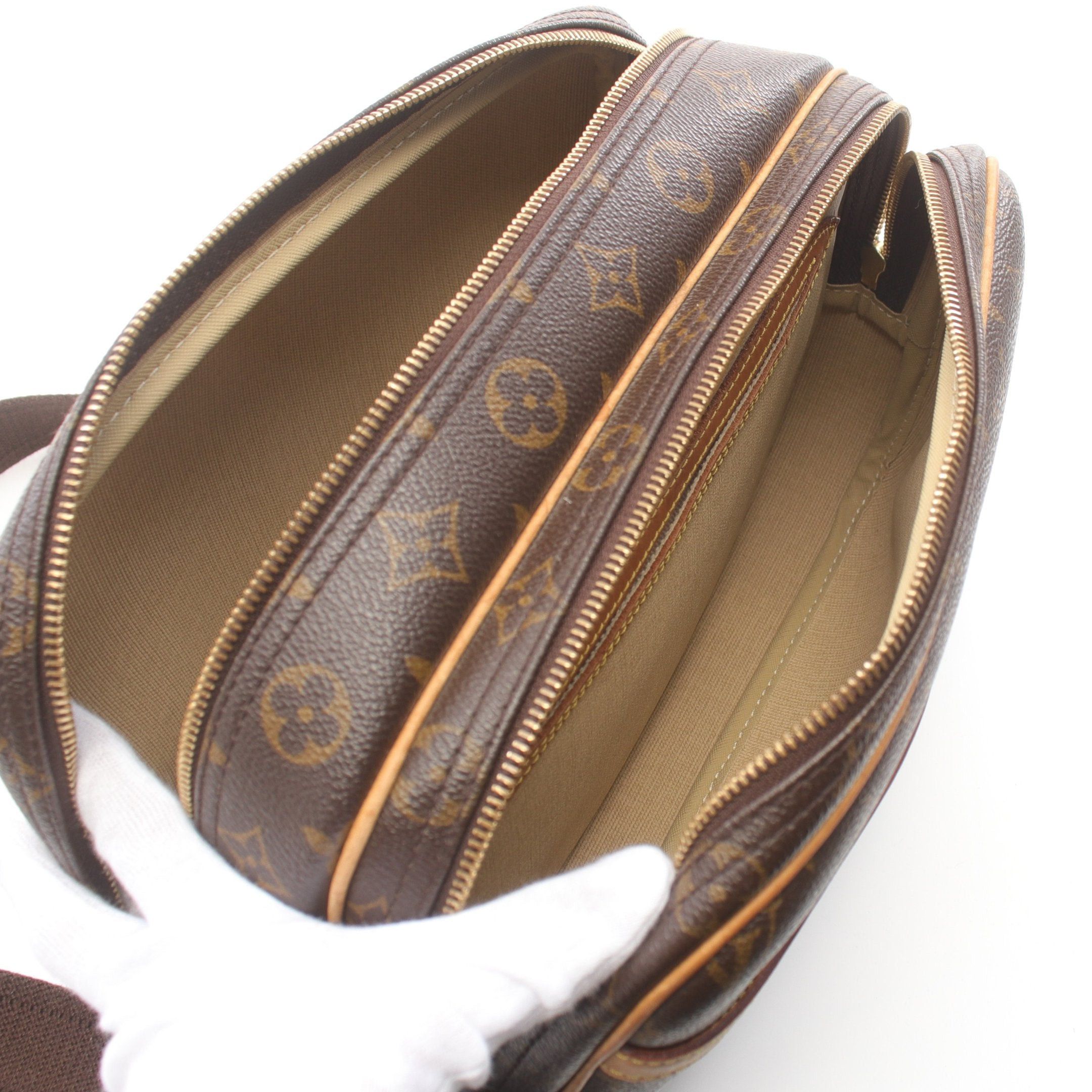 Louis Vuitton Louis Vuitton Reporter Pm Monogram Shoulder Bag Leather Brown Size ONE SIZE - 3 Thumbnail