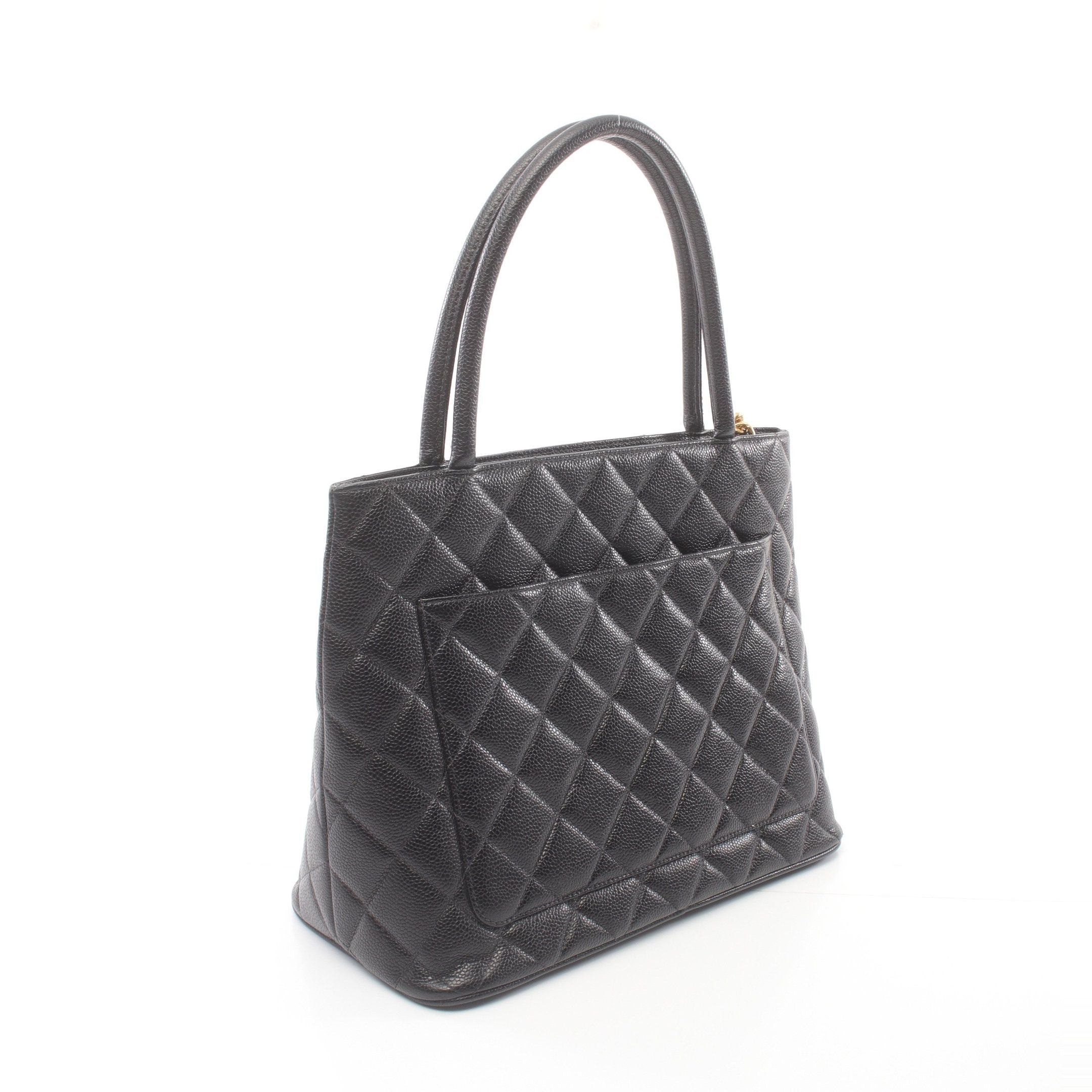 Chanel Chanel Reissue Tote Handbag Bag Caviar Skin Black Gold Hardware Size ONE SIZE - 2 Thumbnail