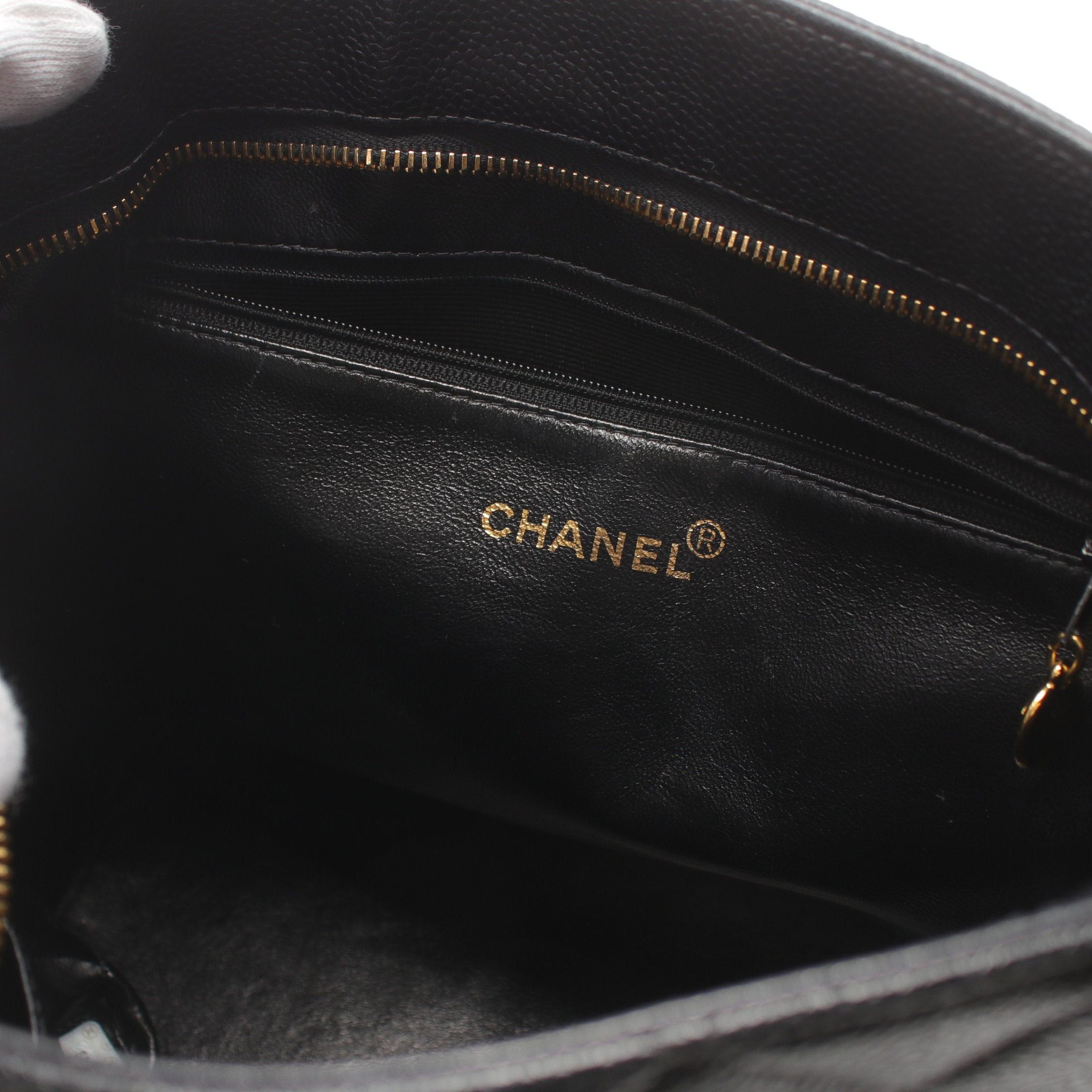 Chanel Chanel Reissue Tote Handbag Bag Caviar Skin Black Gold Hardware Size ONE SIZE - 8 Thumbnail