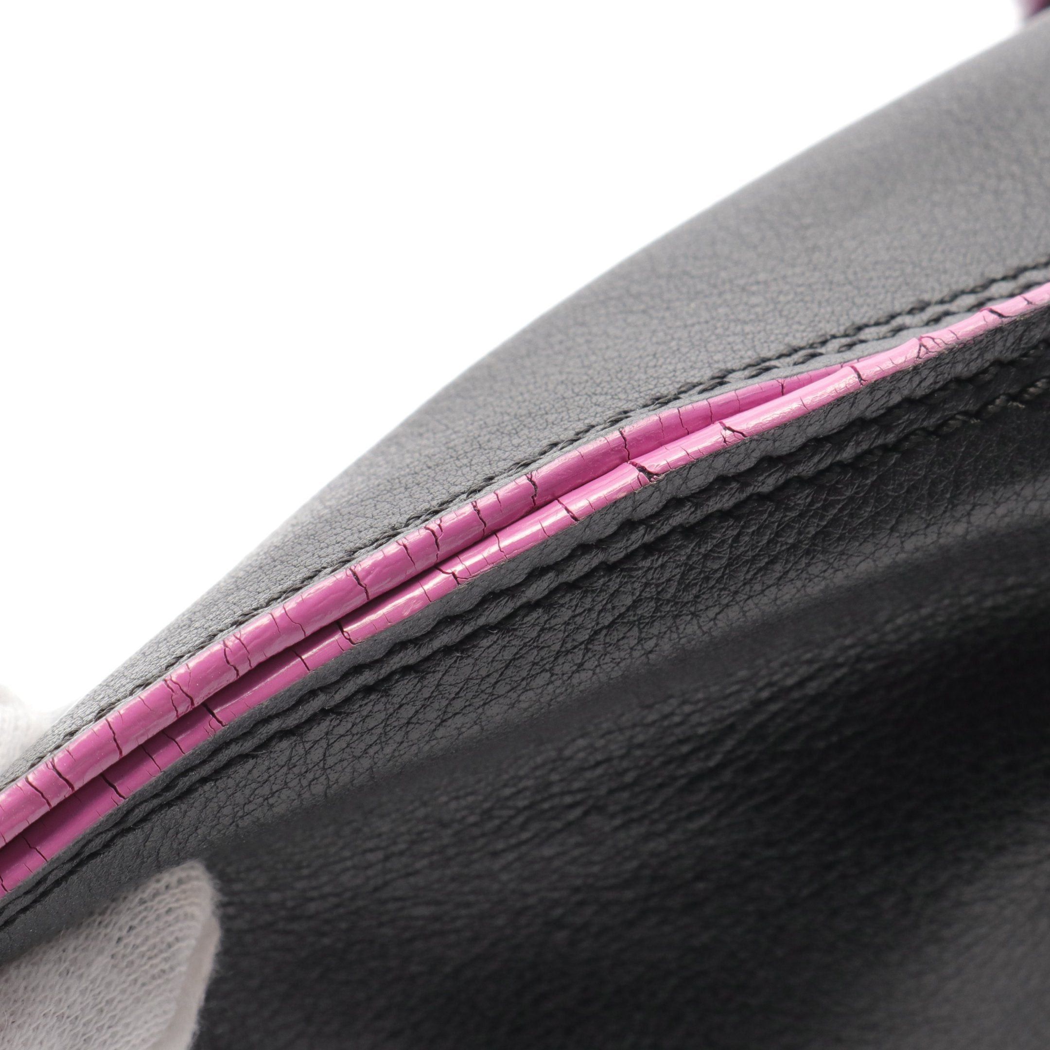 Loewe Loewe Flamenco Tote Anagram Handbag Bag Leather Black Size ONE SIZE - 6 Thumbnail