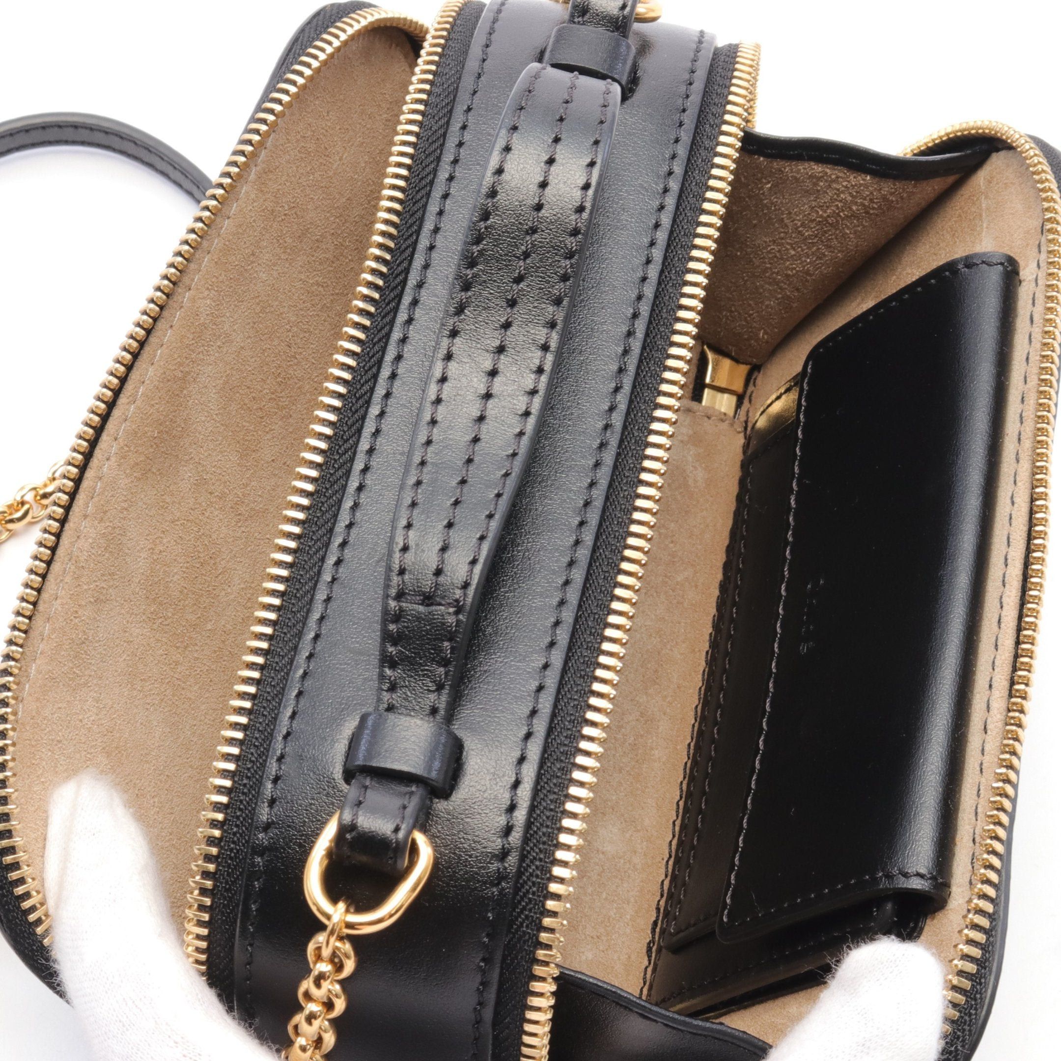 Chloe Chloe Chloe C Vanity Mini Bag Chain Shoulder Leather Black Size ONE SIZE - 3 Thumbnail