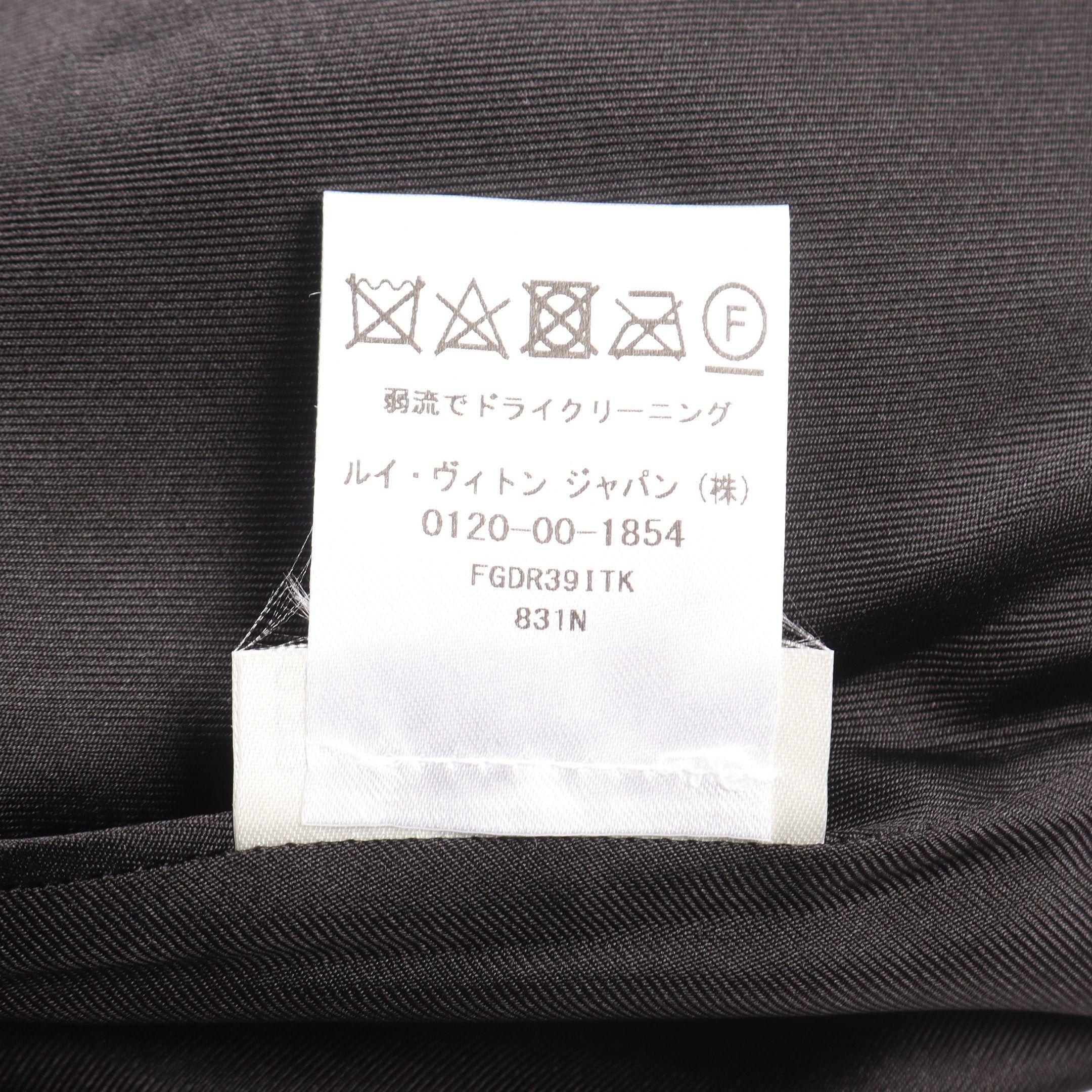 Louis Vuitton Louis Vuitton Full Zip Rib Knit Dress Nylon Cotton Navy Off White Tweed Switching Size ONE SIZE - 5 Thumbnail