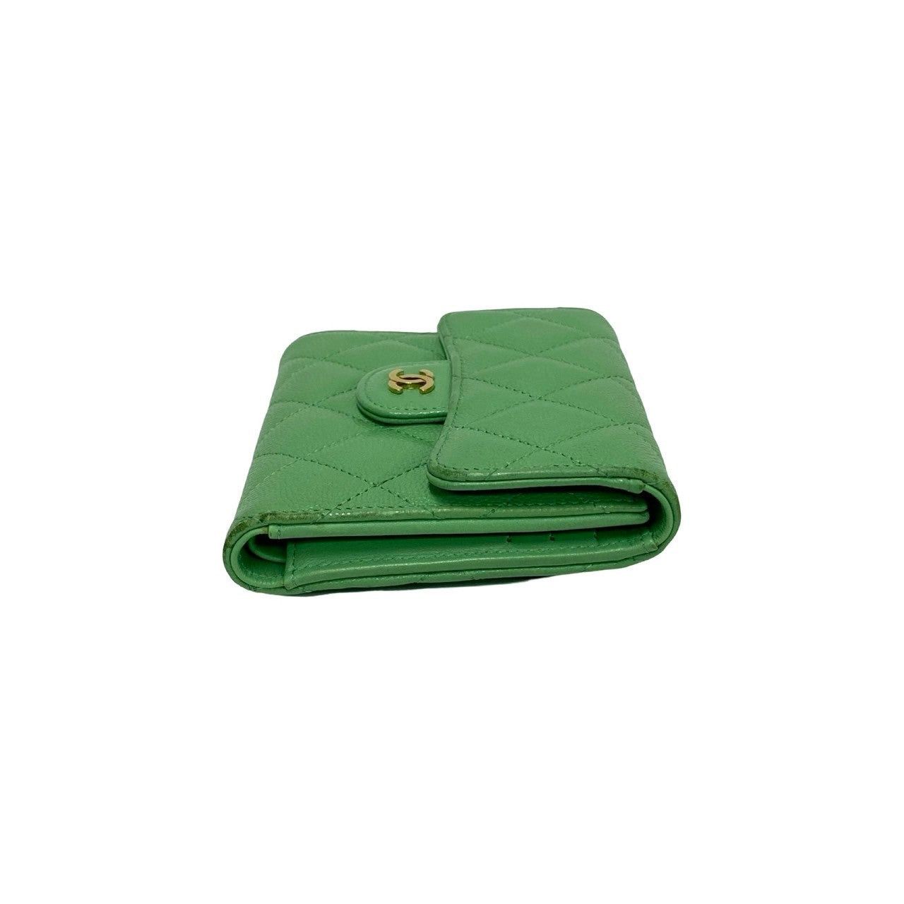 Chanel Chanel Wallet Green Caviar Size ONE SIZE - 5 Thumbnail