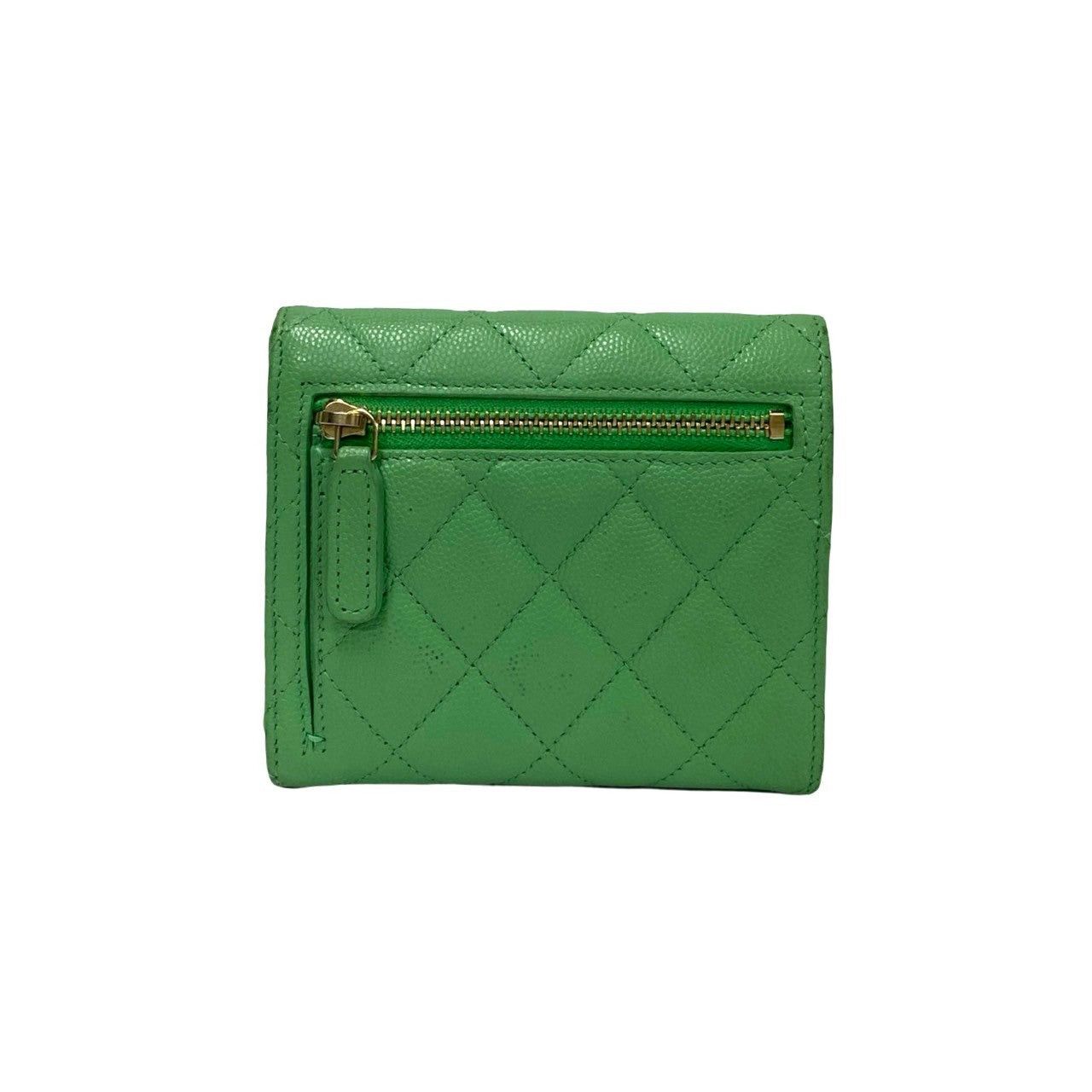 Chanel Chanel Wallet Green Caviar Size ONE SIZE - 2 Thumbnail