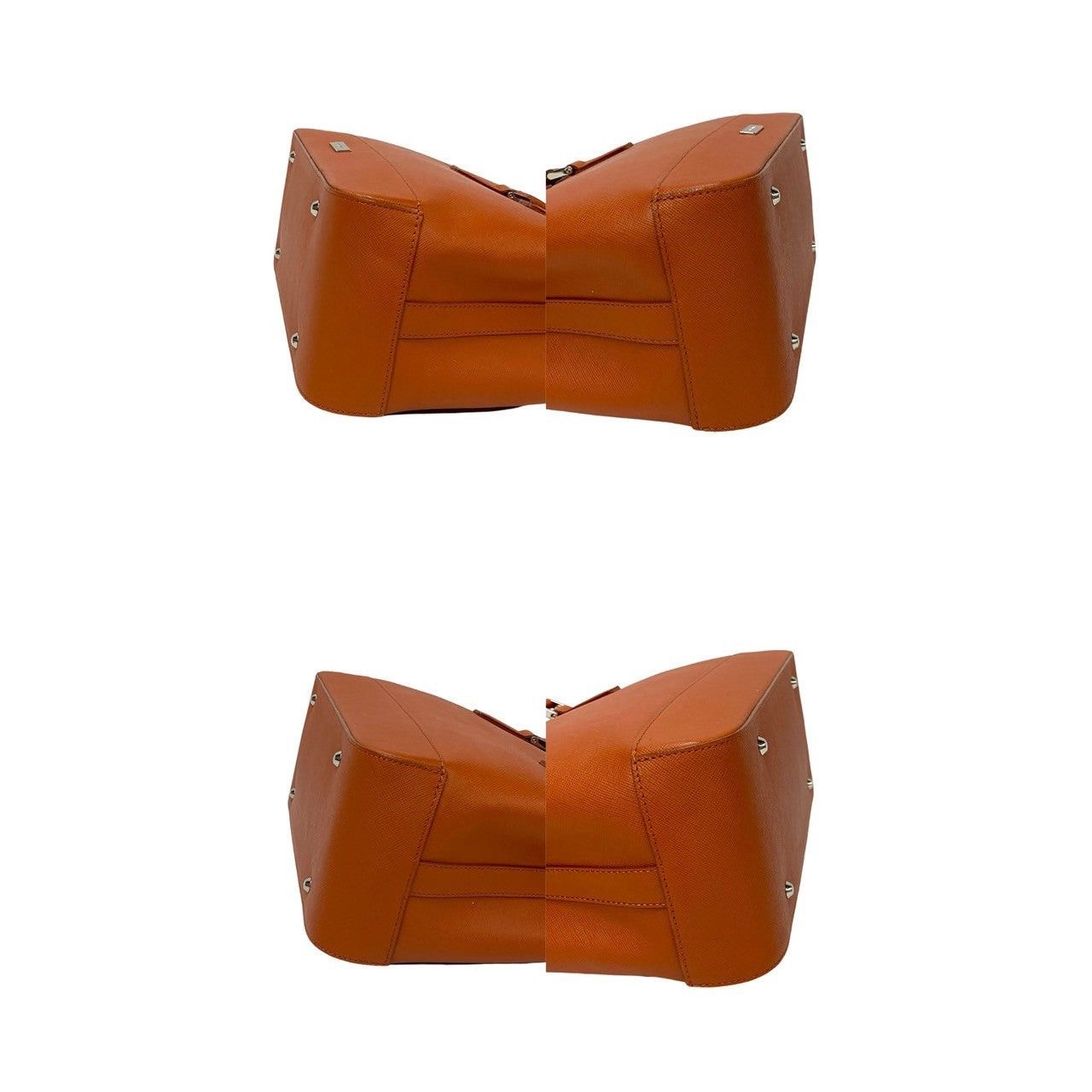 Burberry Burberry Handbag Orange Leather Size ONE SIZE - 7 Thumbnail