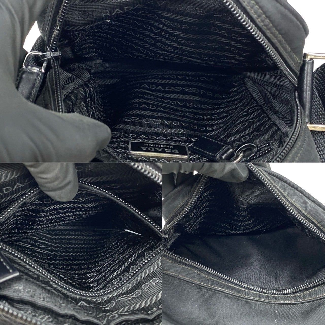 Prada Prada Shoulder Bag Black Nylon Size ONE SIZE - 8 Thumbnail