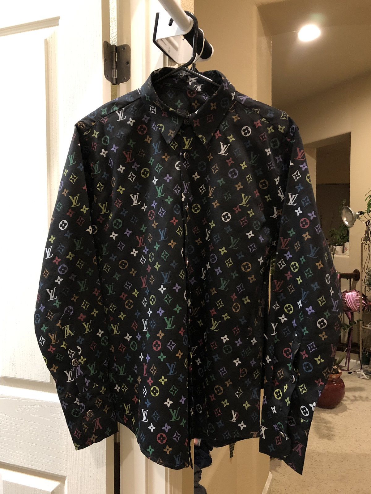 Imran Potato Imran Potato Black LV Longsleeve Button up Size US M / EU 48-50 / 2 - 1 Thumbnail