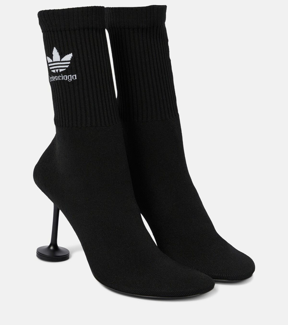Balenciaga x Adidas Sock Boots in Black Size US 6 / IT 36 - 2 Thumbnail