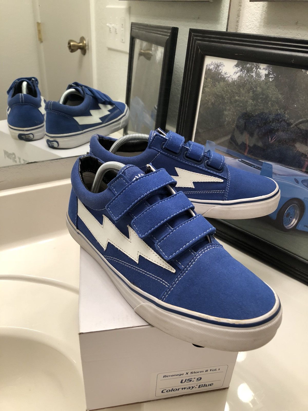 Revenge storm deals blue velcro