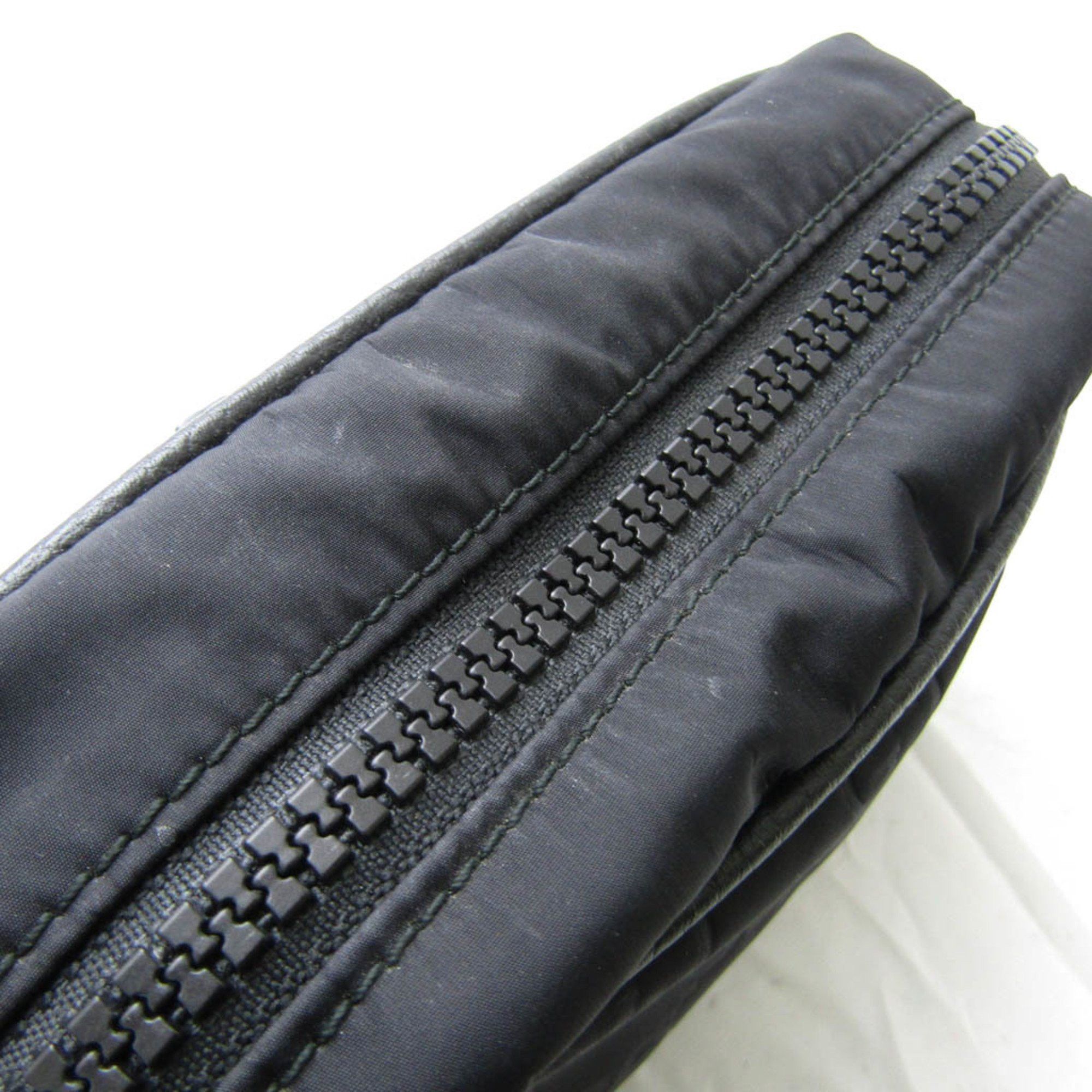 Gucci Gucci GG Nylon 510341 Women's Nylon Pouch Black Size ONE SIZE - 10 Thumbnail