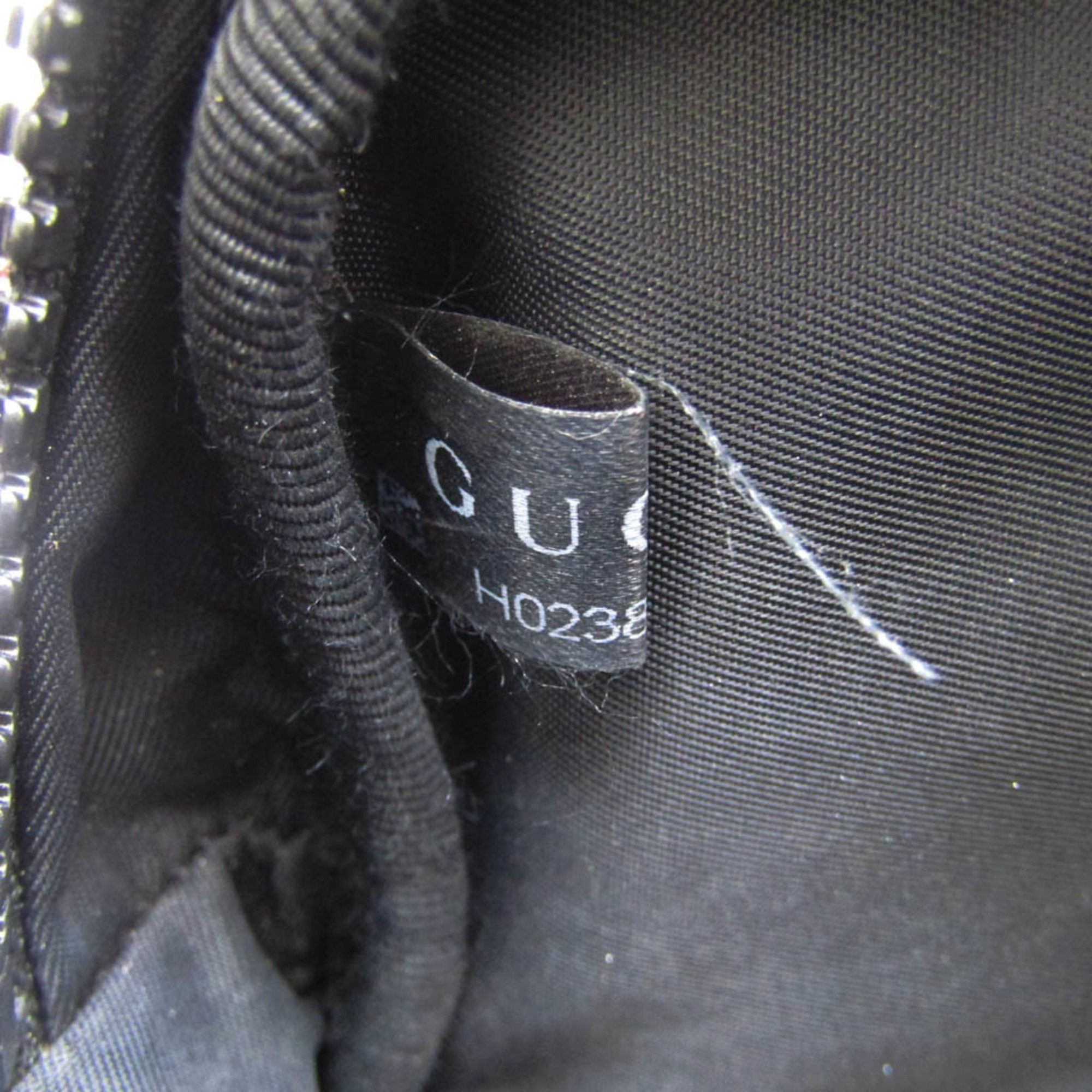 Gucci Gucci GG Nylon 510341 Women's Nylon Pouch Black Size ONE SIZE - 15 Thumbnail