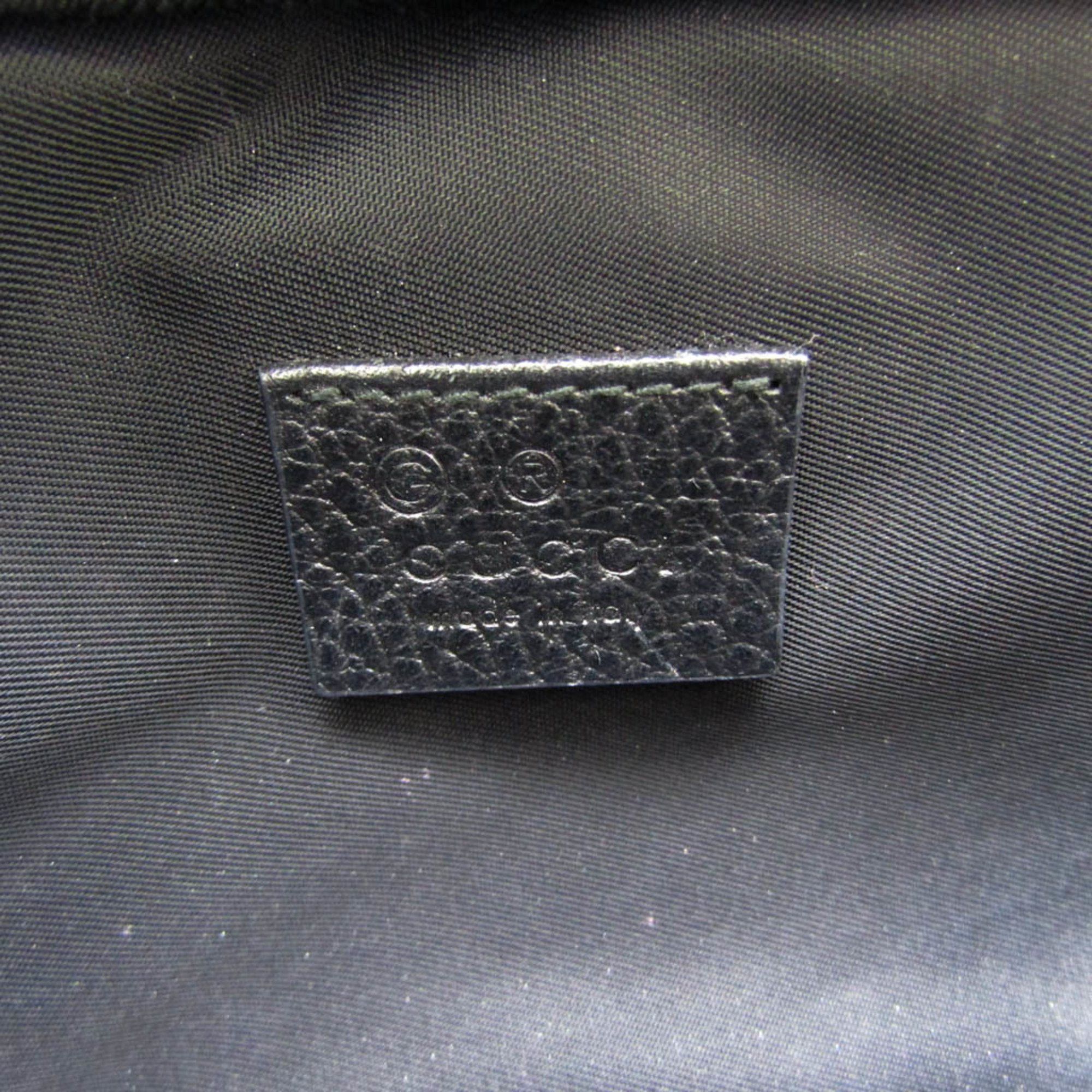 Gucci Gucci GG Nylon 510341 Women's Nylon Pouch Black Size ONE SIZE - 14 Thumbnail