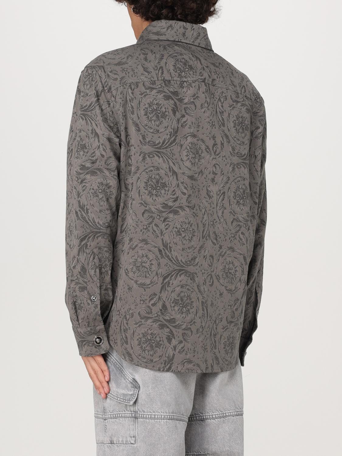 Versace Versace Jacket Men Grey Size US L / EU 52-54 / 3 - 3 Thumbnail