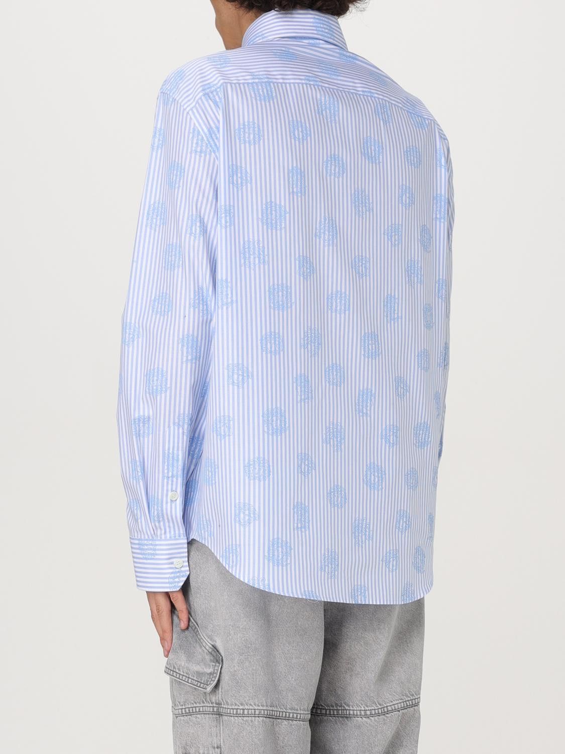 Versace Versace Shirt Men Gnawed Blue Size US XL / EU 56 / 4 - 3 Thumbnail