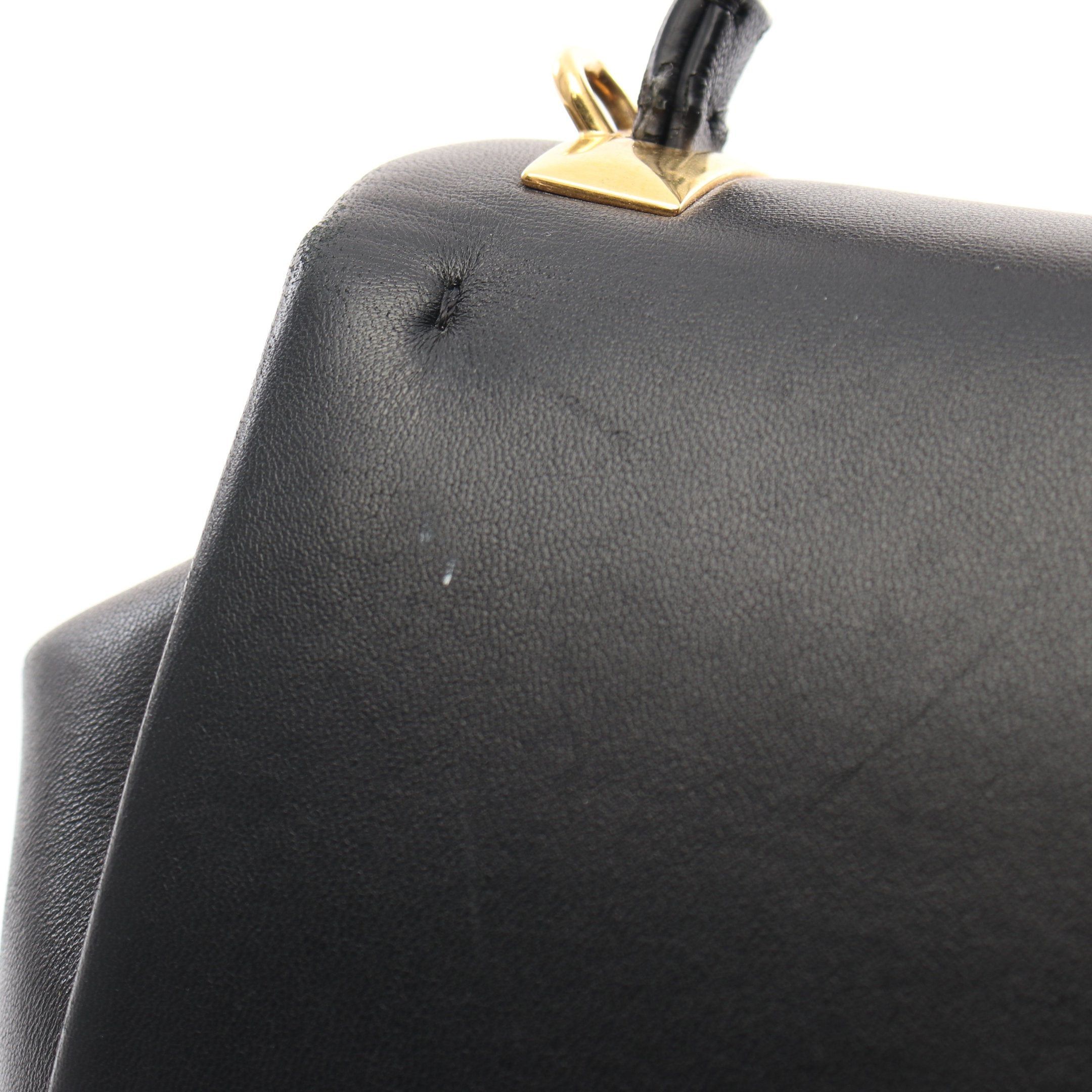 Valentino Valentino One Stud Small Handbag Leather Black Size ONE SIZE - 8 Thumbnail