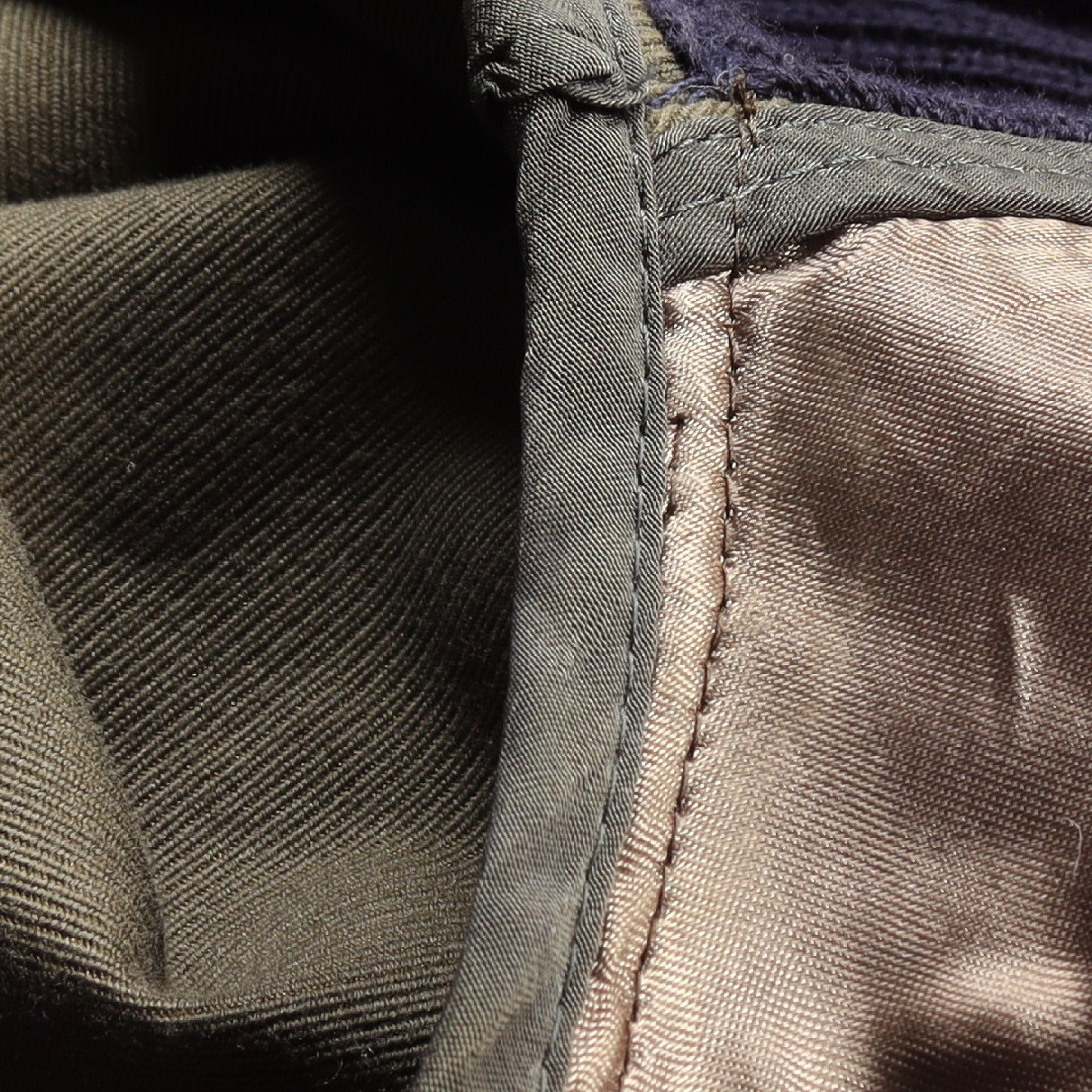 Sacai Sacai Tops Cotton Khaki Green Navy Knit Chiffon Docking Size ONE SIZE - 7 Thumbnail