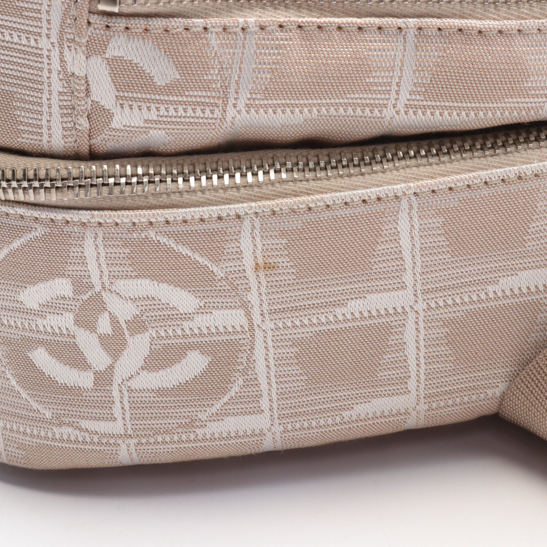 Chanel Chanel New Travel Business Bag Nylon Canvas Leather Pink Matte Silver Hardware Size ONE SIZE - 12 Thumbnail