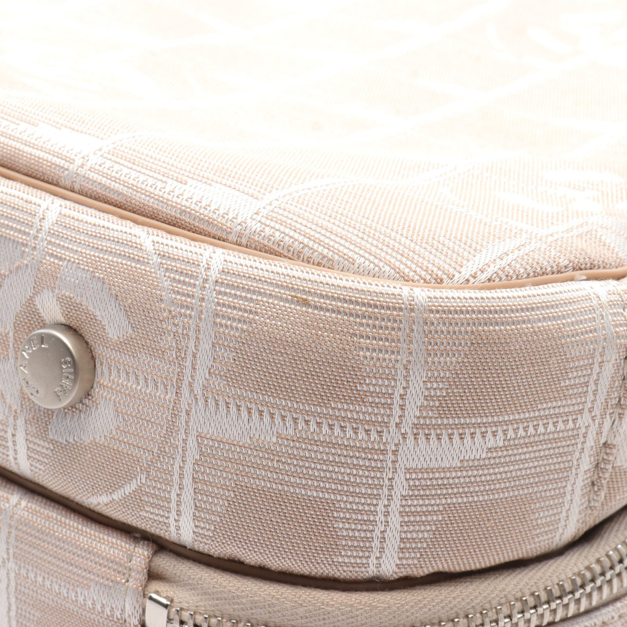 Chanel Chanel New Travel Business Bag Nylon Canvas Leather Pink Matte Silver Hardware Size ONE SIZE - 11 Thumbnail