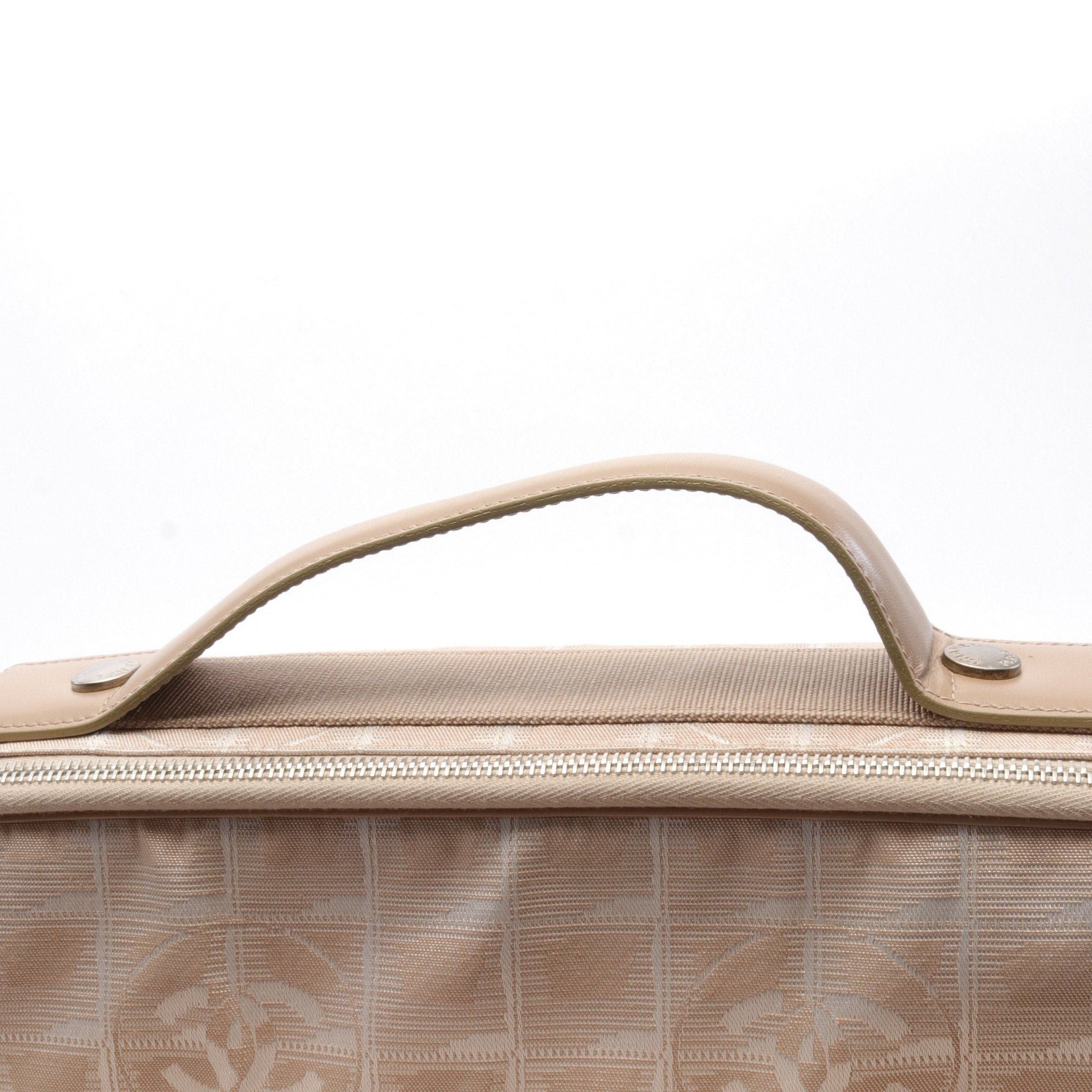 Chanel Chanel New Travel Business Bag Nylon Canvas Leather Pink Matte Silver Hardware Size ONE SIZE - 8 Thumbnail