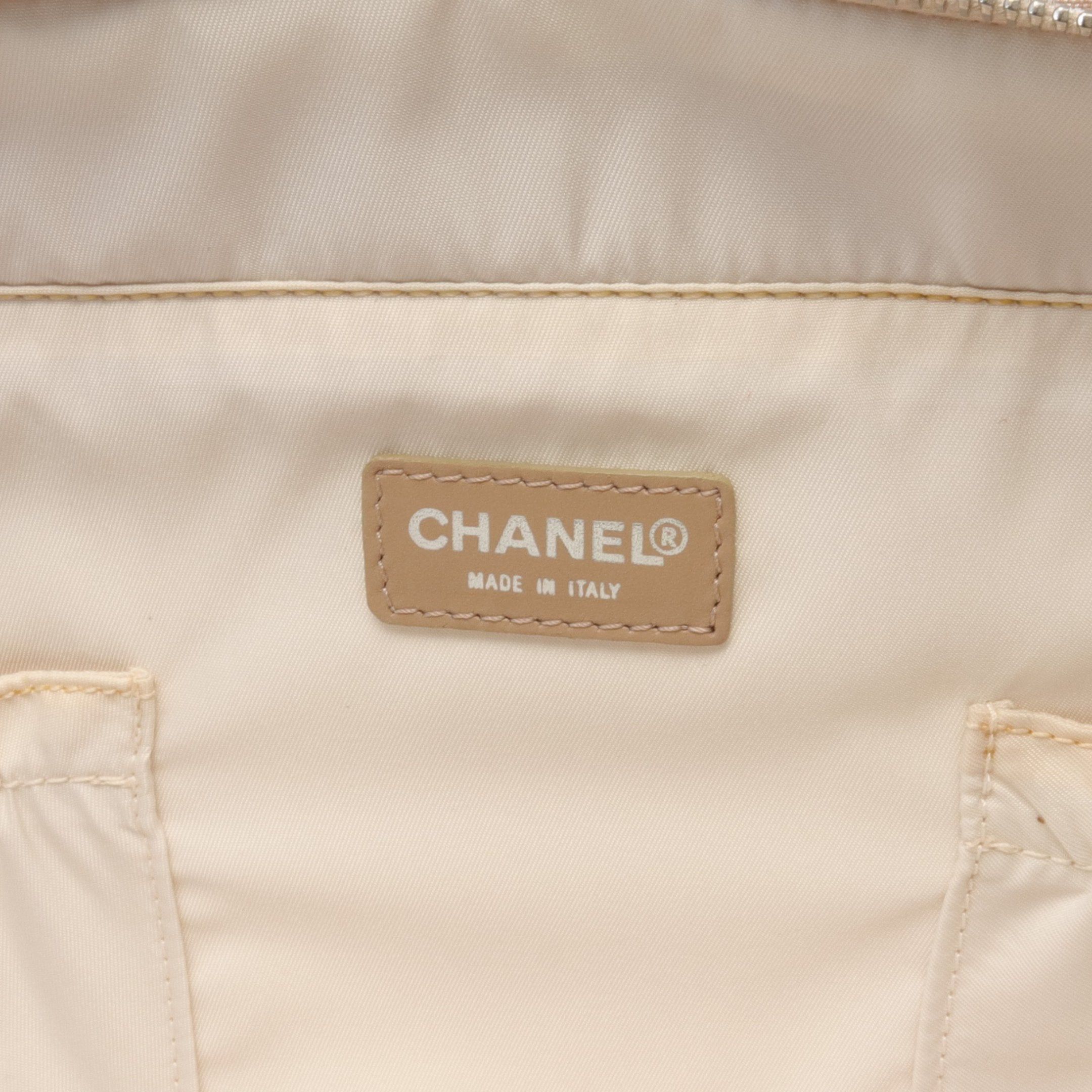 Chanel Chanel New Travel Business Bag Nylon Canvas Leather Pink Matte Silver Hardware Size ONE SIZE - 4 Thumbnail
