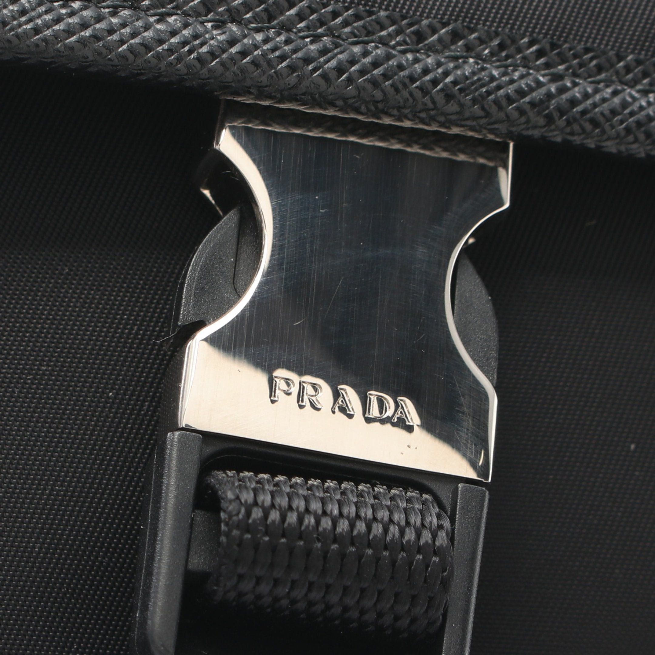 Prada Prada Shoulder Bag Nylon Saffiano Leather Black Size ONE SIZE - 5 Thumbnail