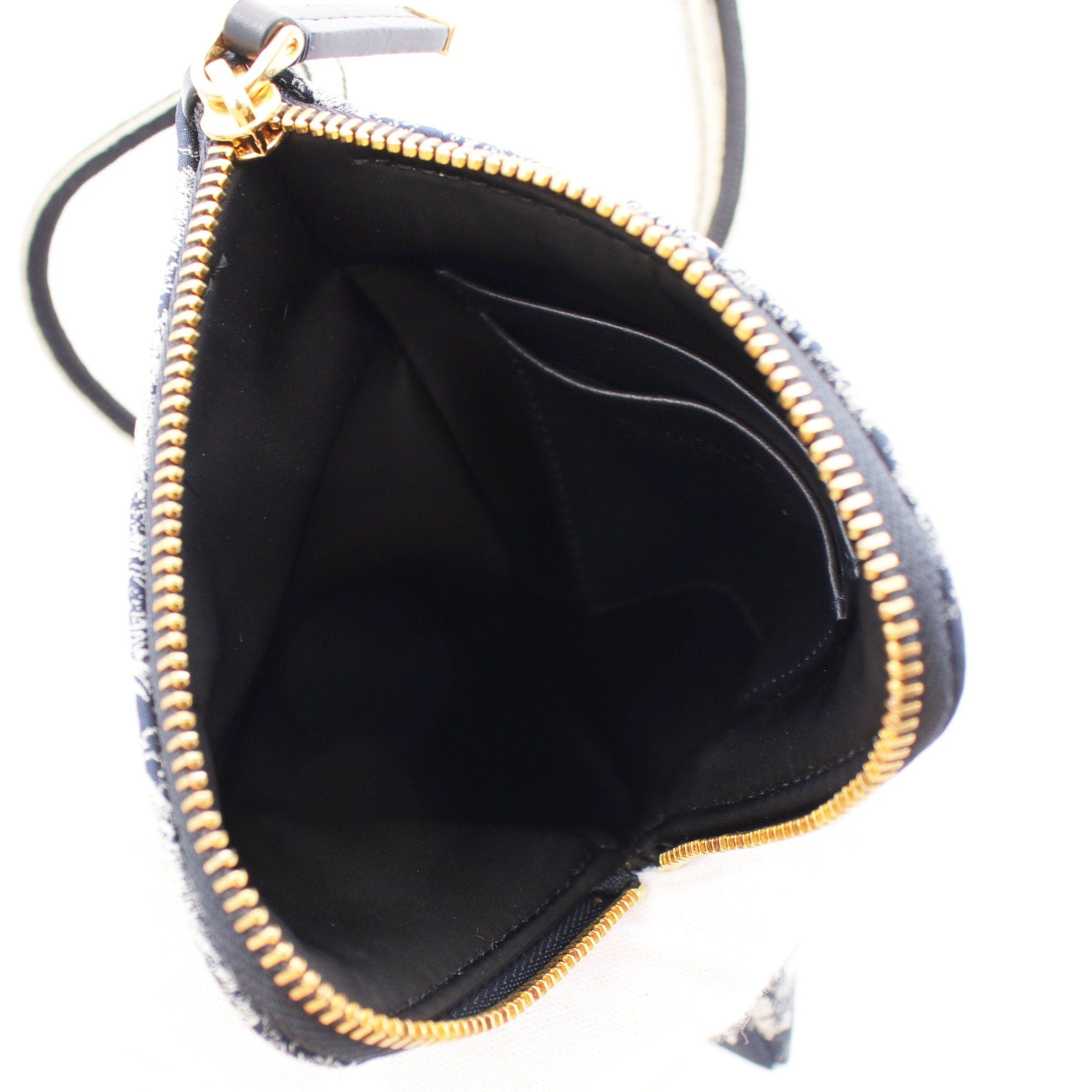 Dior Dior Multifunction Pouch Dior Travel Shoulder Bag Fabric Navy White Size ONE SIZE - 4 Thumbnail