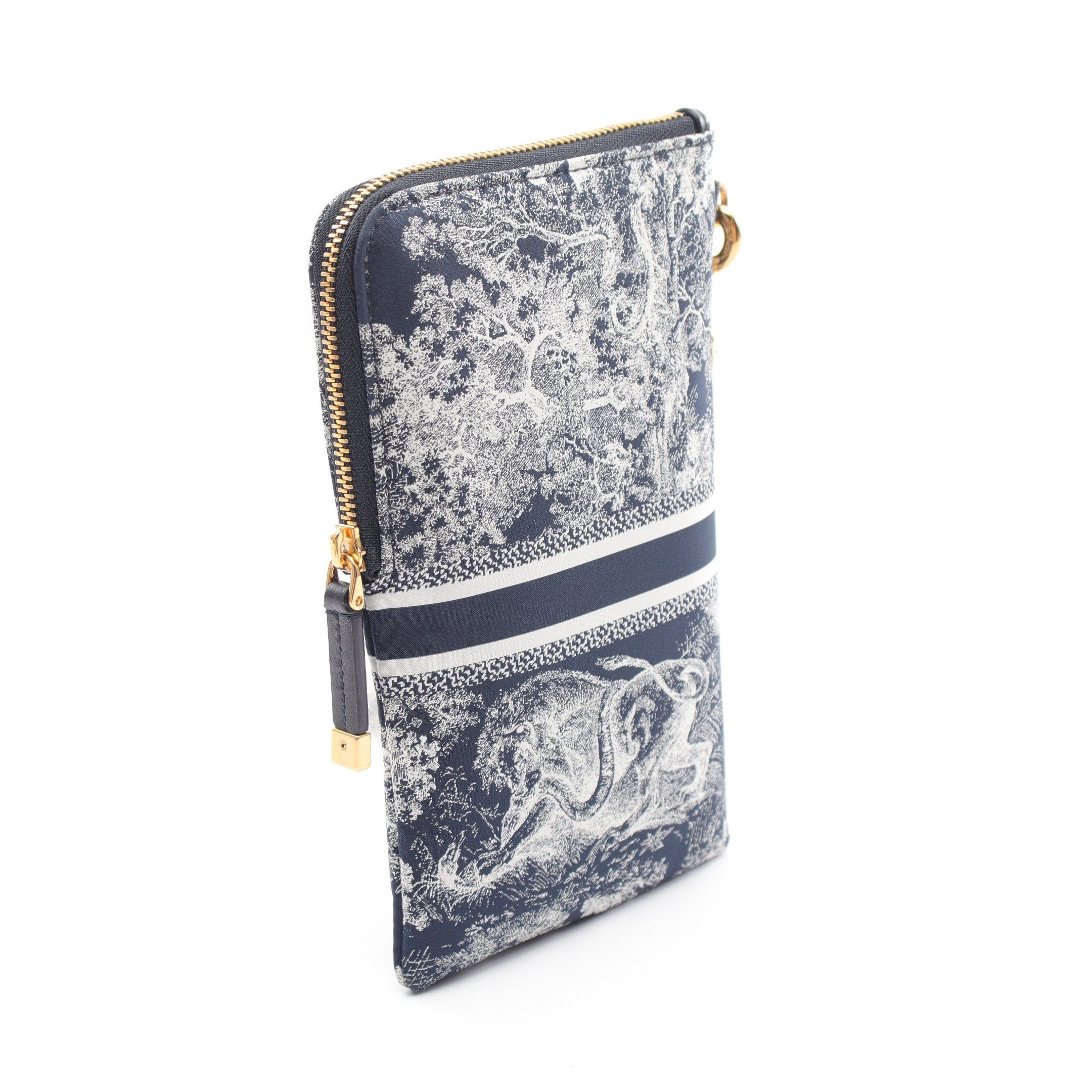 Dior Dior Multifunction Pouch Dior Travel Shoulder Bag Fabric Navy White Size ONE SIZE - 2 Thumbnail