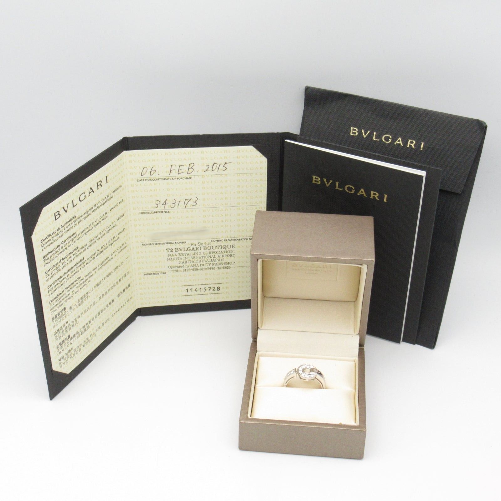 Bvlgari Bvlgari Bulgari Diamond Ring K18Wg (White Gold) Clear Size ONE SIZE - 5 Thumbnail
