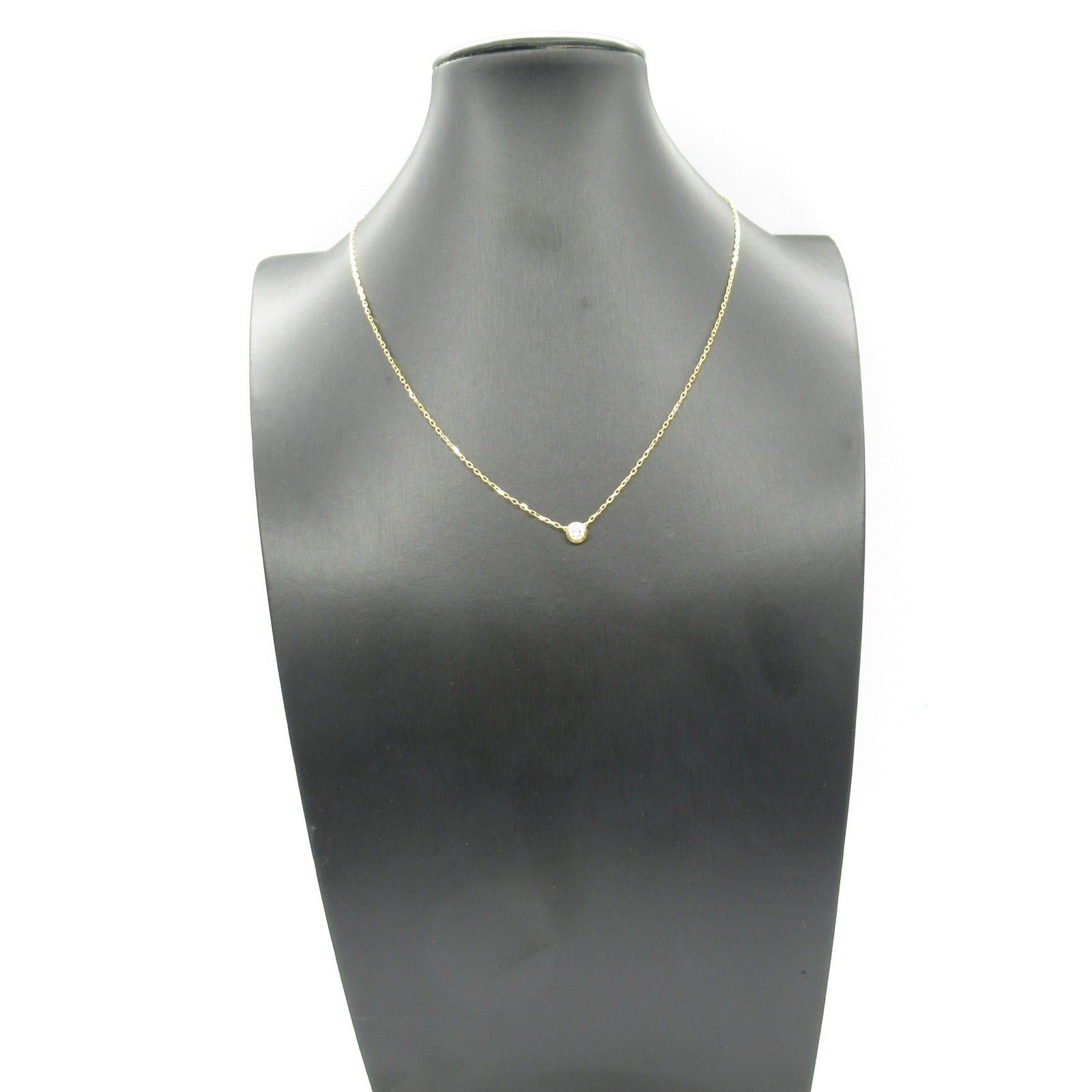 Cartier Cartier Amour Necklace Large K18 (Yellow Gold) Diamond Clear Size ONE SIZE - 7 Thumbnail