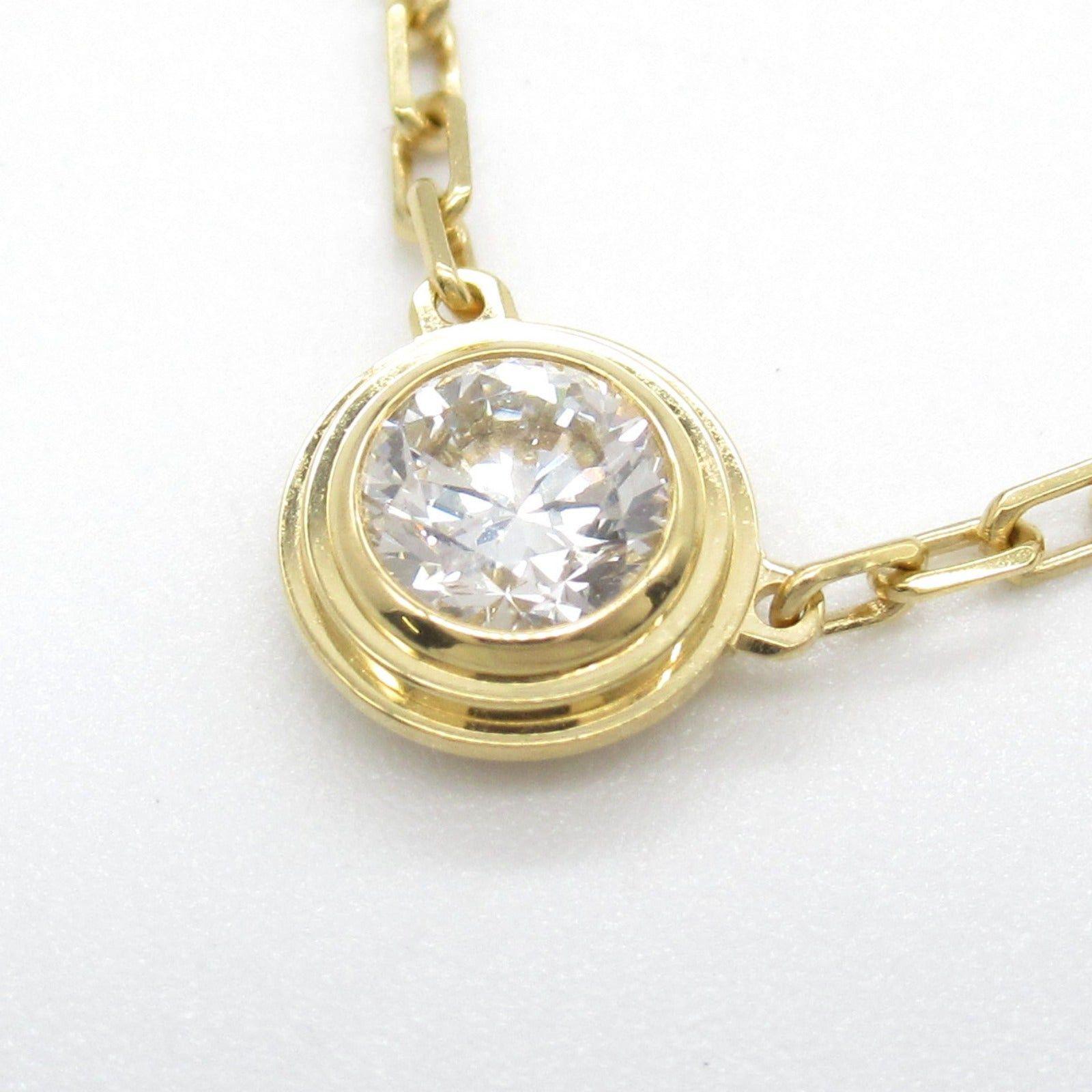Cartier Cartier Amour Necklace Large K18 (Yellow Gold) Diamond Clear Size ONE SIZE - 5 Thumbnail