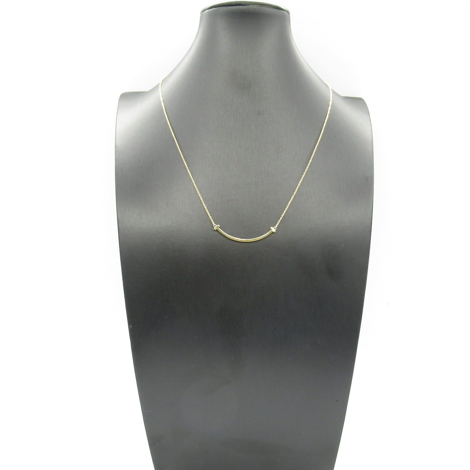 Tiffany & Co. Tiffany Co T-Smile Small Necklace K18 (Yellow Gold) Gold Size ONE SIZE - 6 Thumbnail