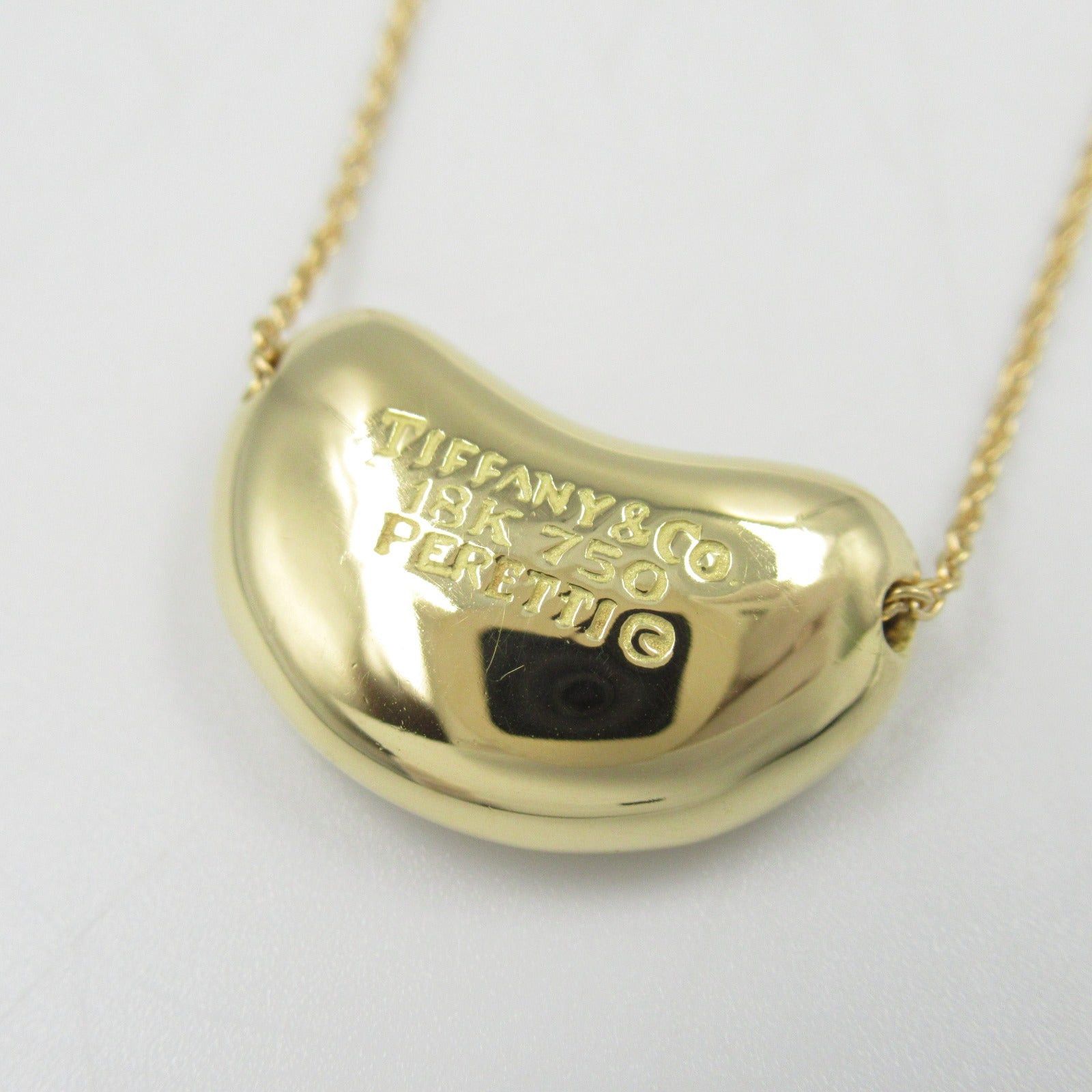 Tiffany & Co. Tiffany Co Elsa Peretti Bean Necklace K18 (Yellow Gold) Gold Size ONE SIZE - 4 Thumbnail
