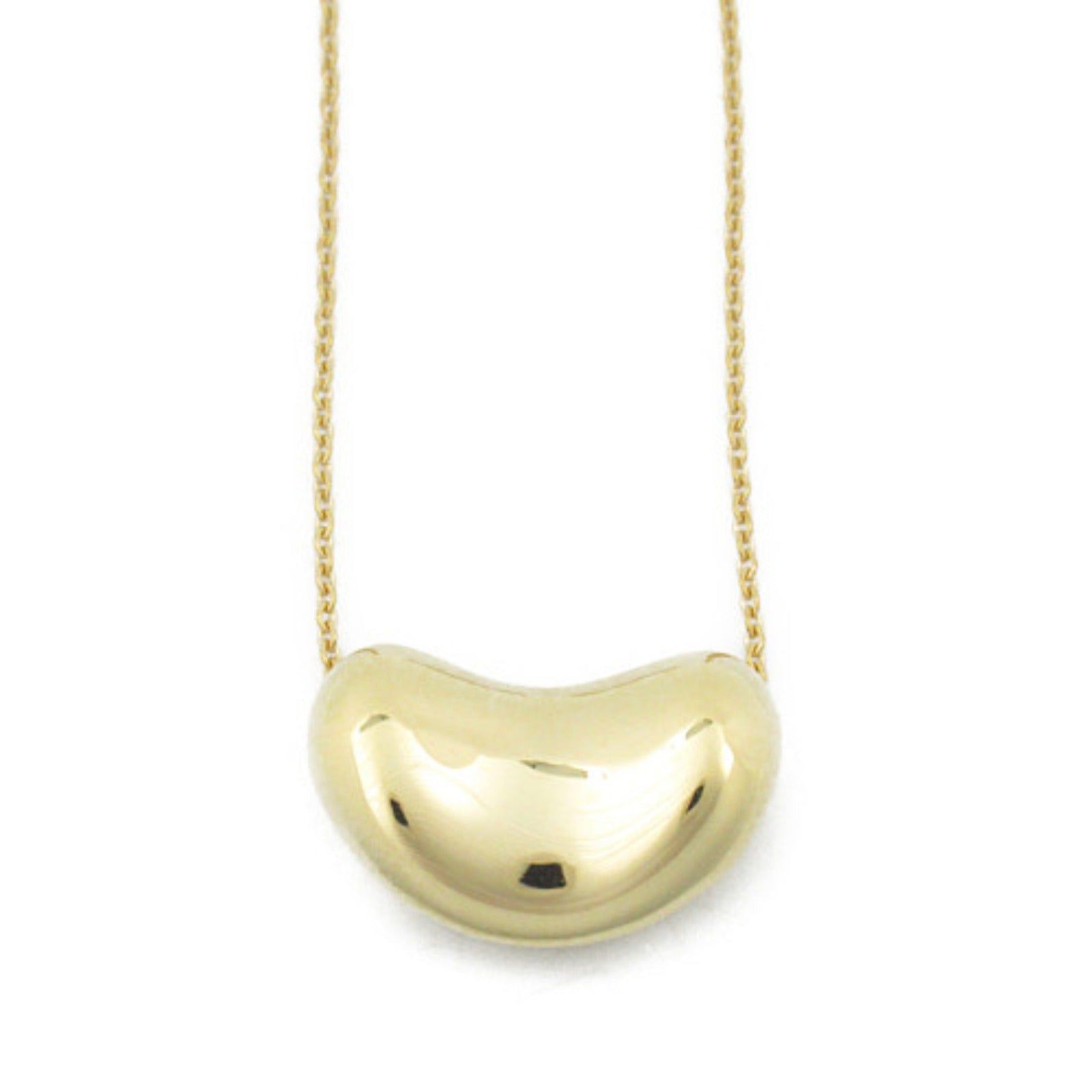 Tiffany & Co. Tiffany Co Elsa Peretti Bean Necklace K18 (Yellow Gold) Gold Size ONE SIZE - 2 Thumbnail