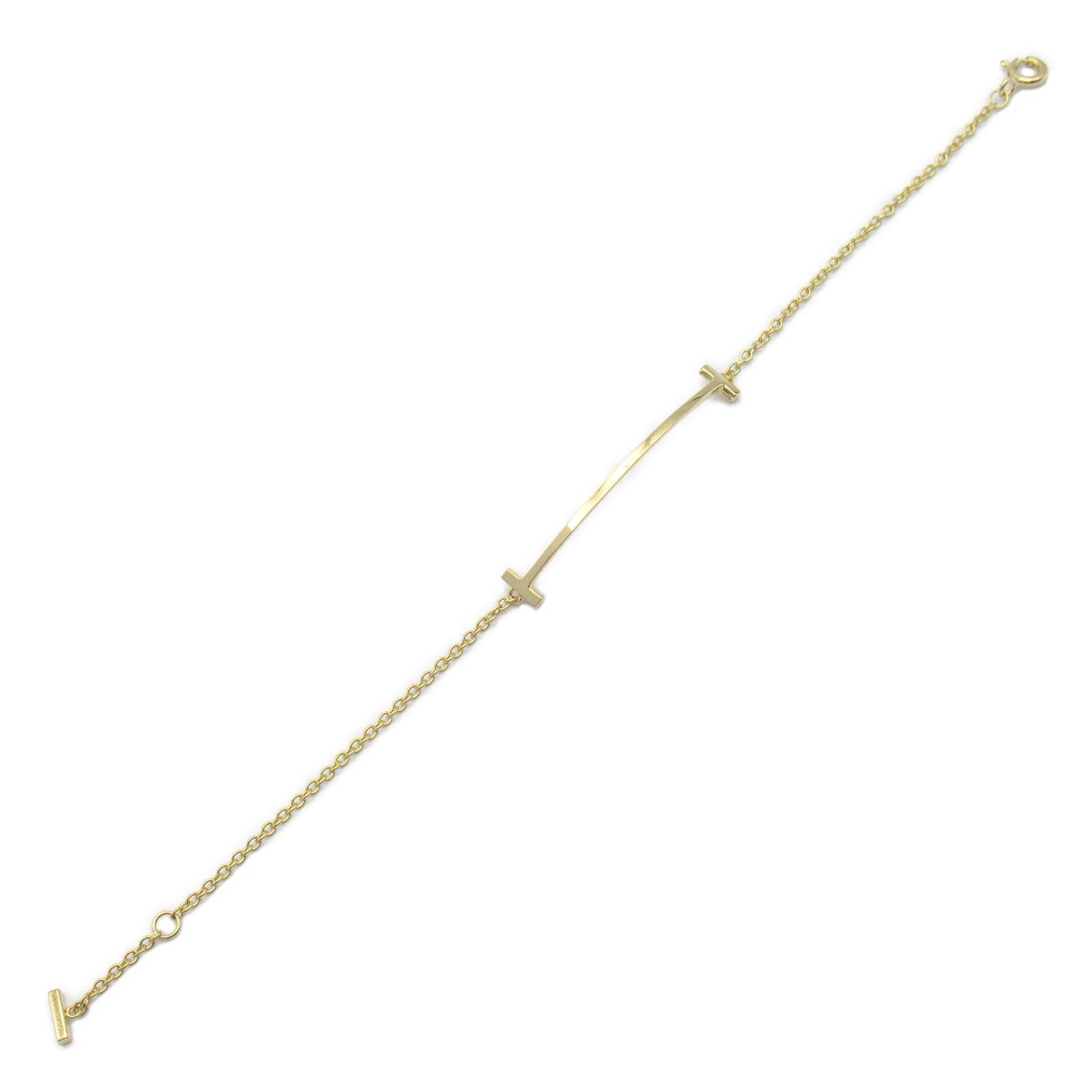 Tiffany & Co. Tiffany Co T-Smile Small Bracelet K18 (Yellow Gold) Gold Size ONE SIZE - 3 Thumbnail