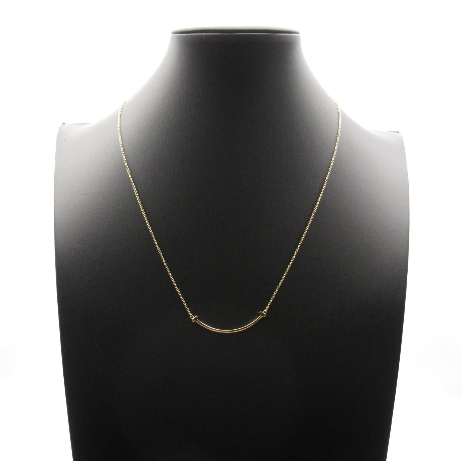 Tiffany & Co. Tiffany Co T-Smile Small Necklace K18 (Yellow Gold) Gold Size ONE SIZE - 6 Thumbnail