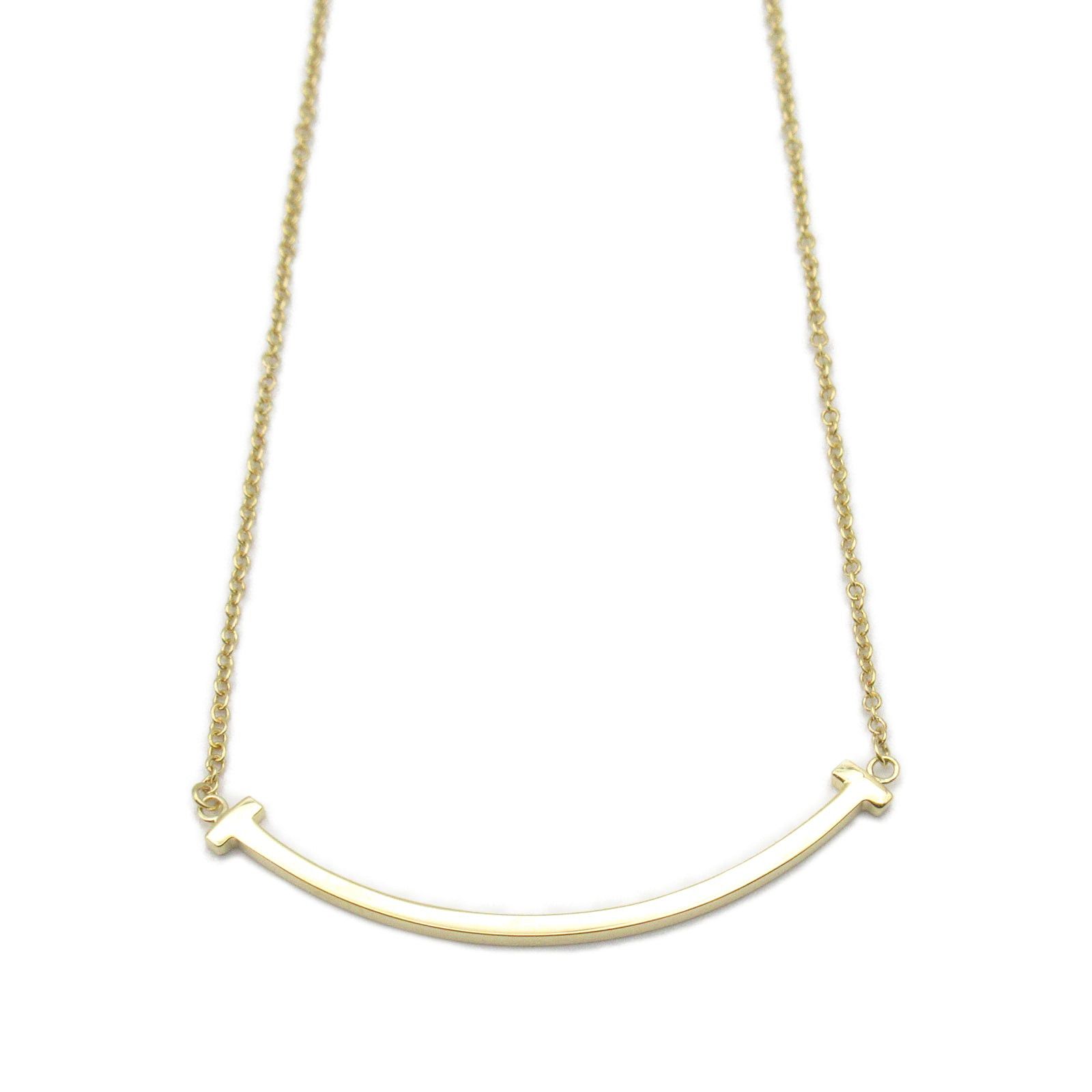 Tiffany & Co. Tiffany Co T-Smile Small Necklace K18 (Yellow Gold) Gold Size ONE SIZE - 2 Thumbnail