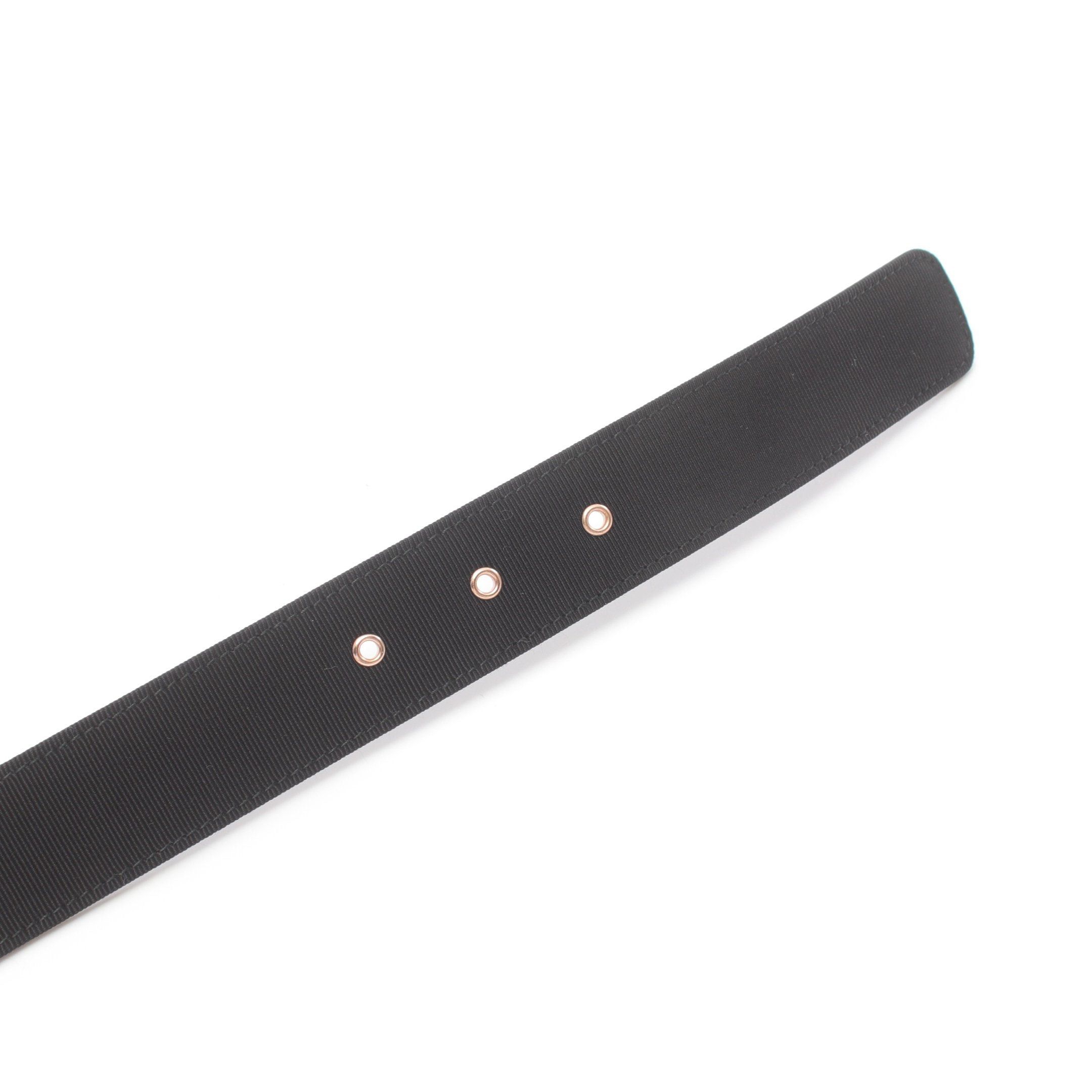 Chanel Chanel Coco Mark Belt Nylon Black Pink Rhinestone B16C Size ONE SIZE - 3 Thumbnail