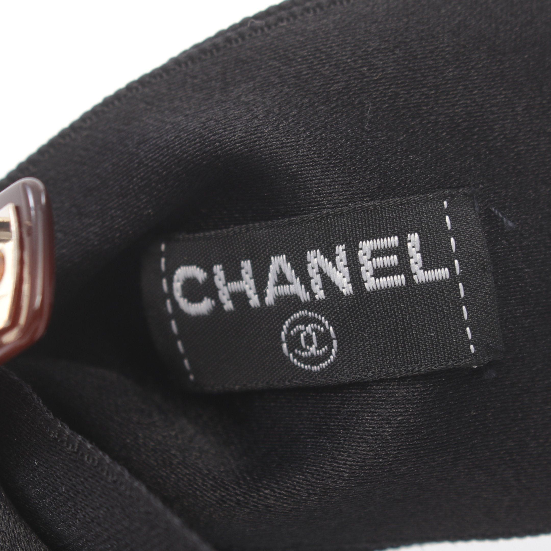 Chanel Chanel Barretta Ribbon Satin Black Size ONE SIZE - 3 Thumbnail