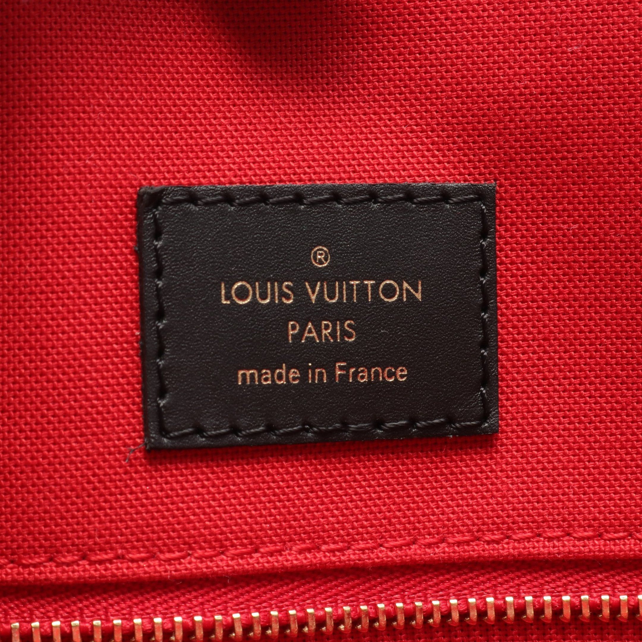 Louis Vuitton Louis Vuitton On-The-Go Mm Monogram Giant Reverse Shoulder Bag Tote Leather Brown Beige Size ONE SIZE - 4 Thumbnail