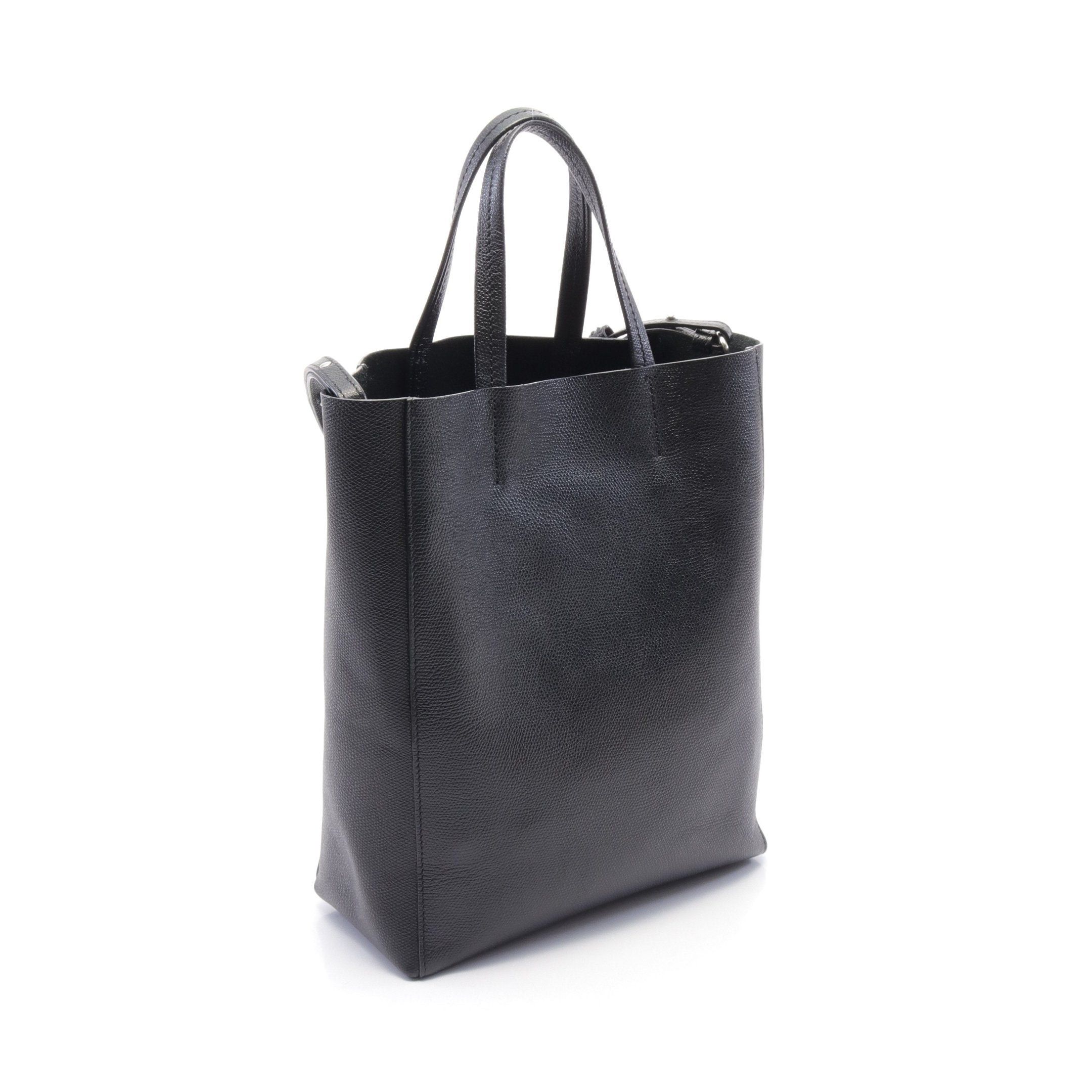 Celine Celine Vertical Small Hippopotamus Handbag Tote Bag Leather Black Size ONE SIZE - 2 Thumbnail