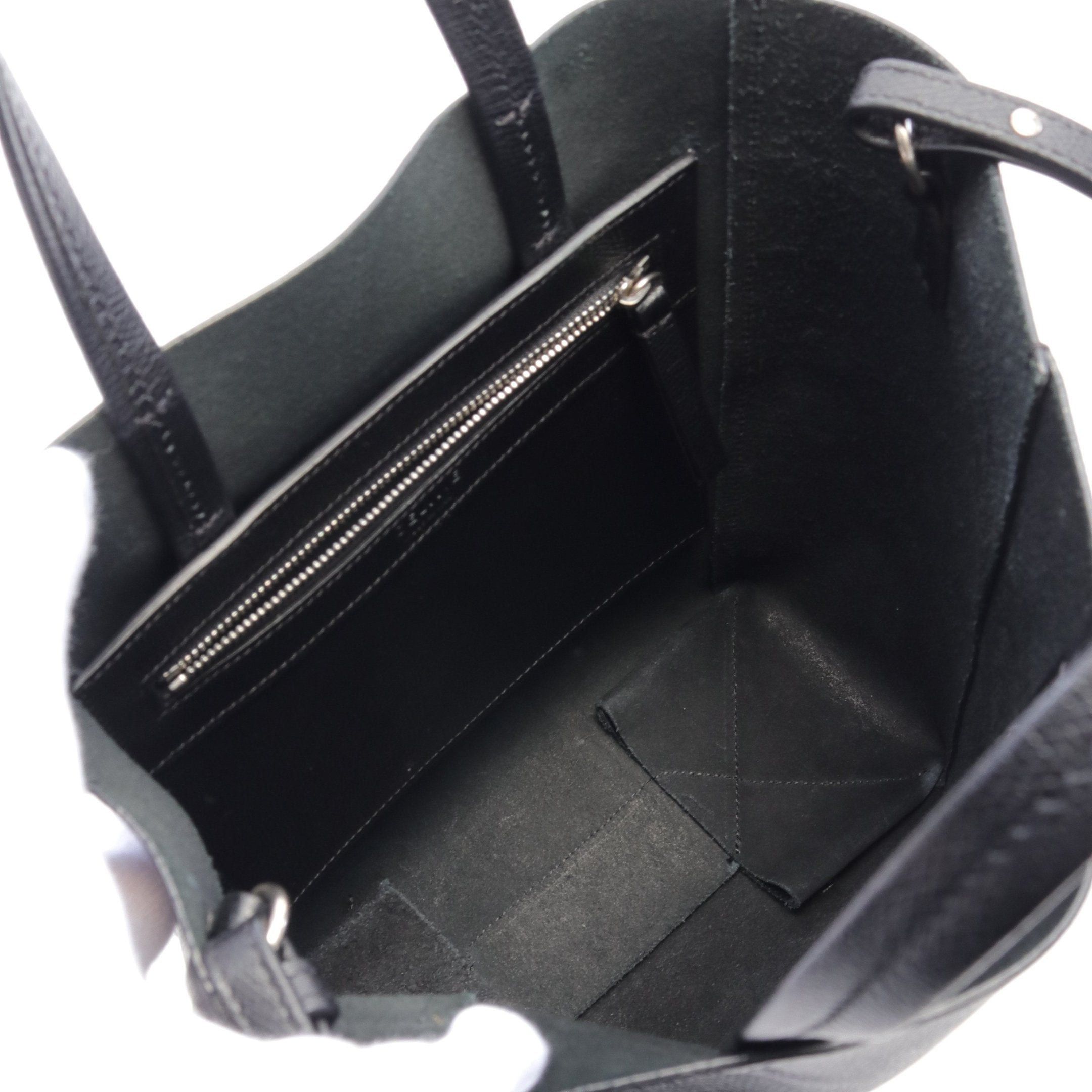 Celine Celine Vertical Small Hippopotamus Handbag Tote Bag Leather Black Size ONE SIZE - 3 Thumbnail
