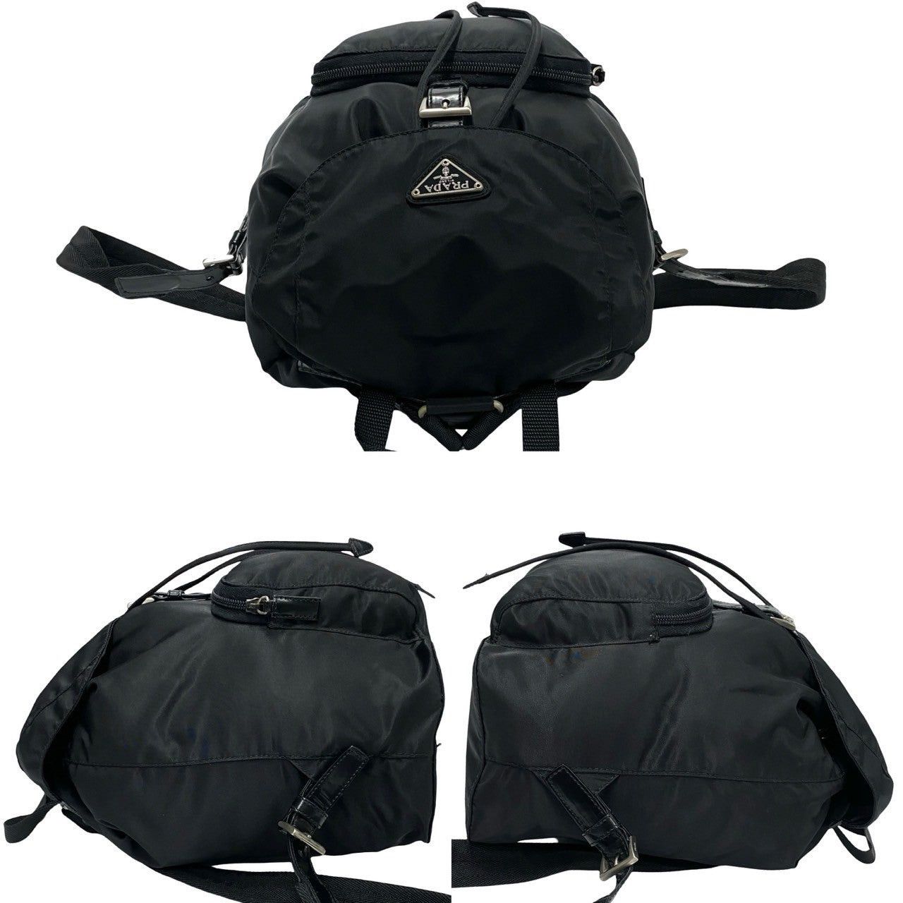 Prada Prada Backpack Black Nylon Size ONE SIZE - 5 Thumbnail