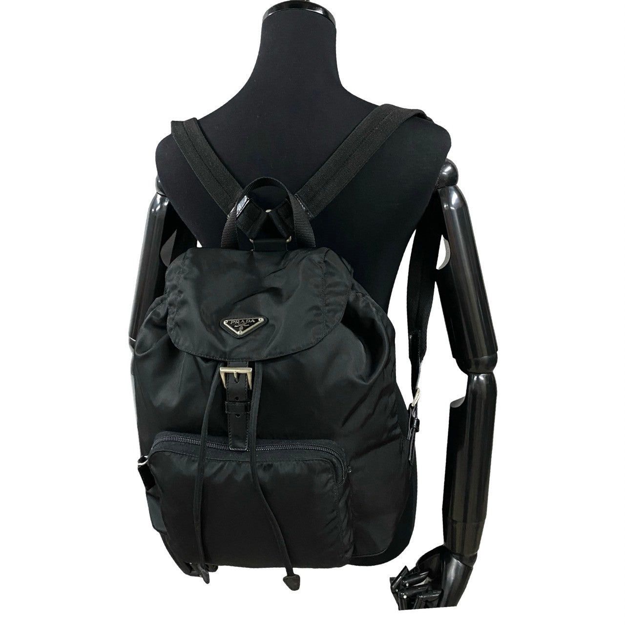 Prada Prada Backpack Black Nylon Size ONE SIZE - 2 Thumbnail