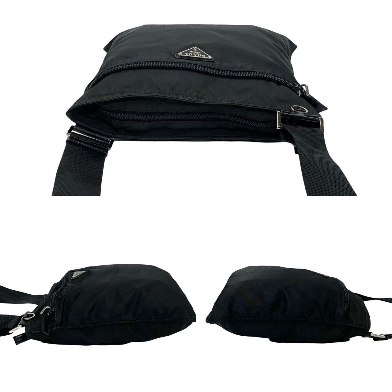 Prada Prada Shoulder Bag Black Nylon Size ONE SIZE - 7 Thumbnail