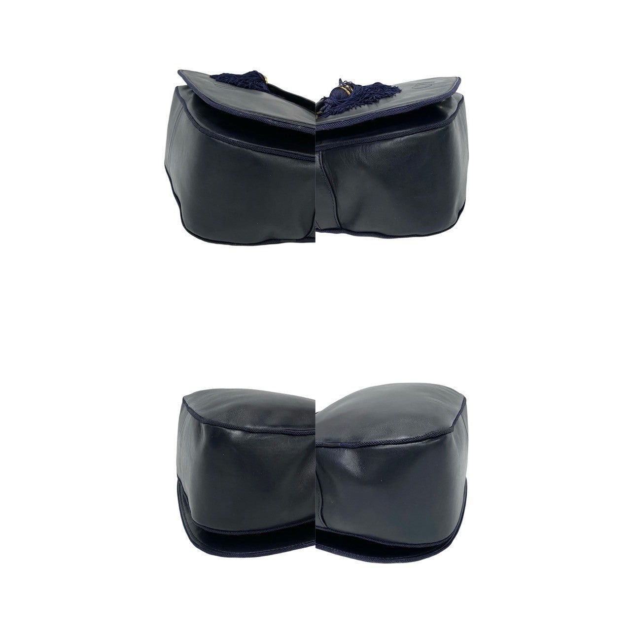 Dior Dior Shoulder Bag Navy Leather Size ONE SIZE - 7 Thumbnail
