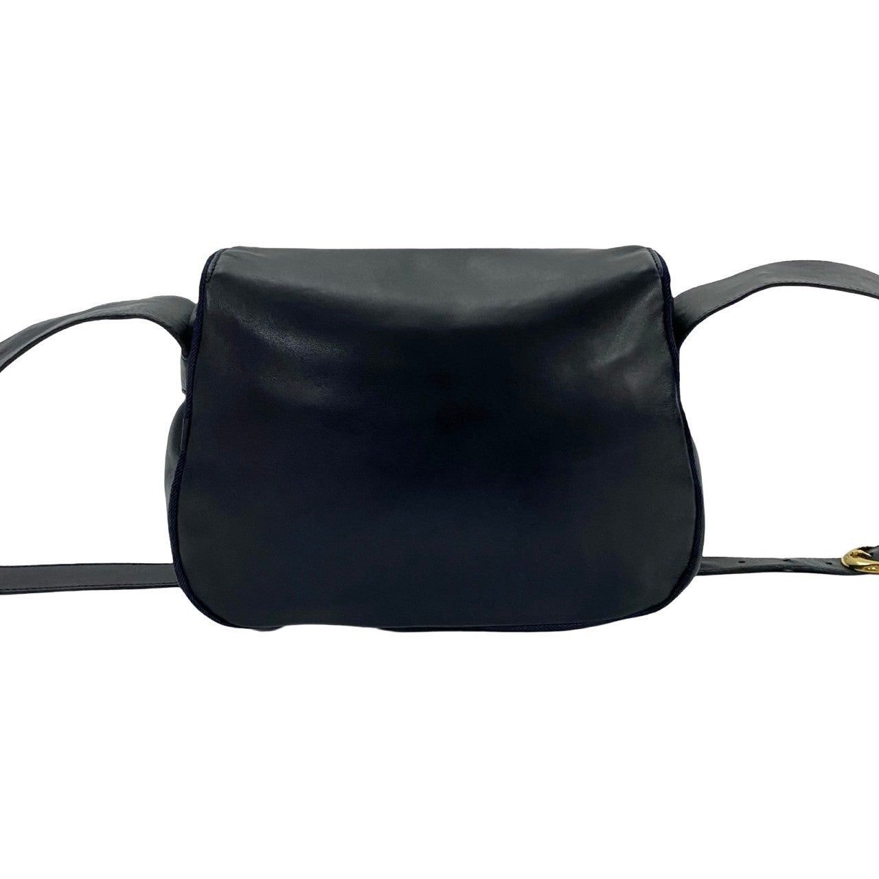Dior Dior Shoulder Bag Navy Leather Size ONE SIZE - 4 Thumbnail