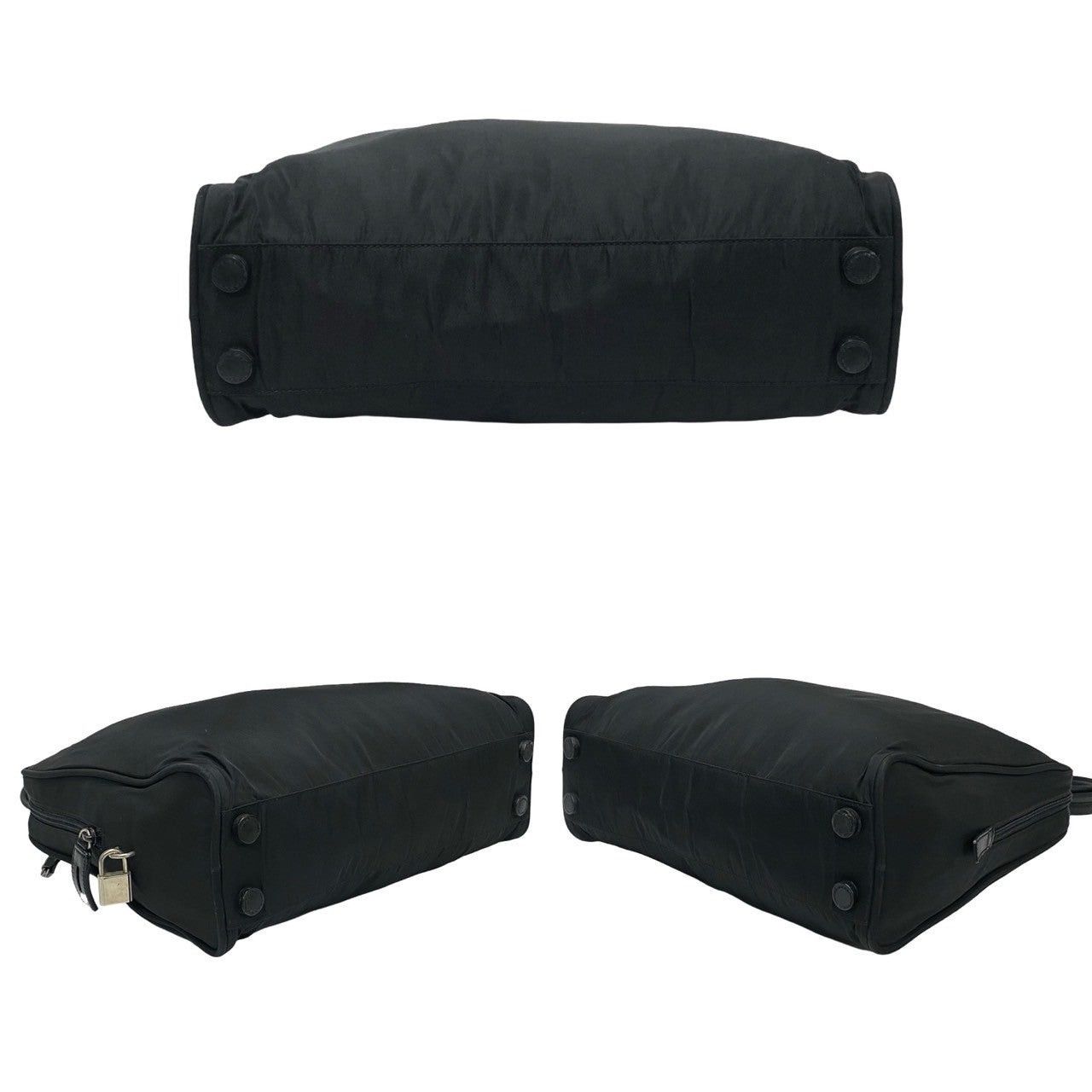 Prada Prada Handbag Black Nylon Size ONE SIZE - 6 Thumbnail
