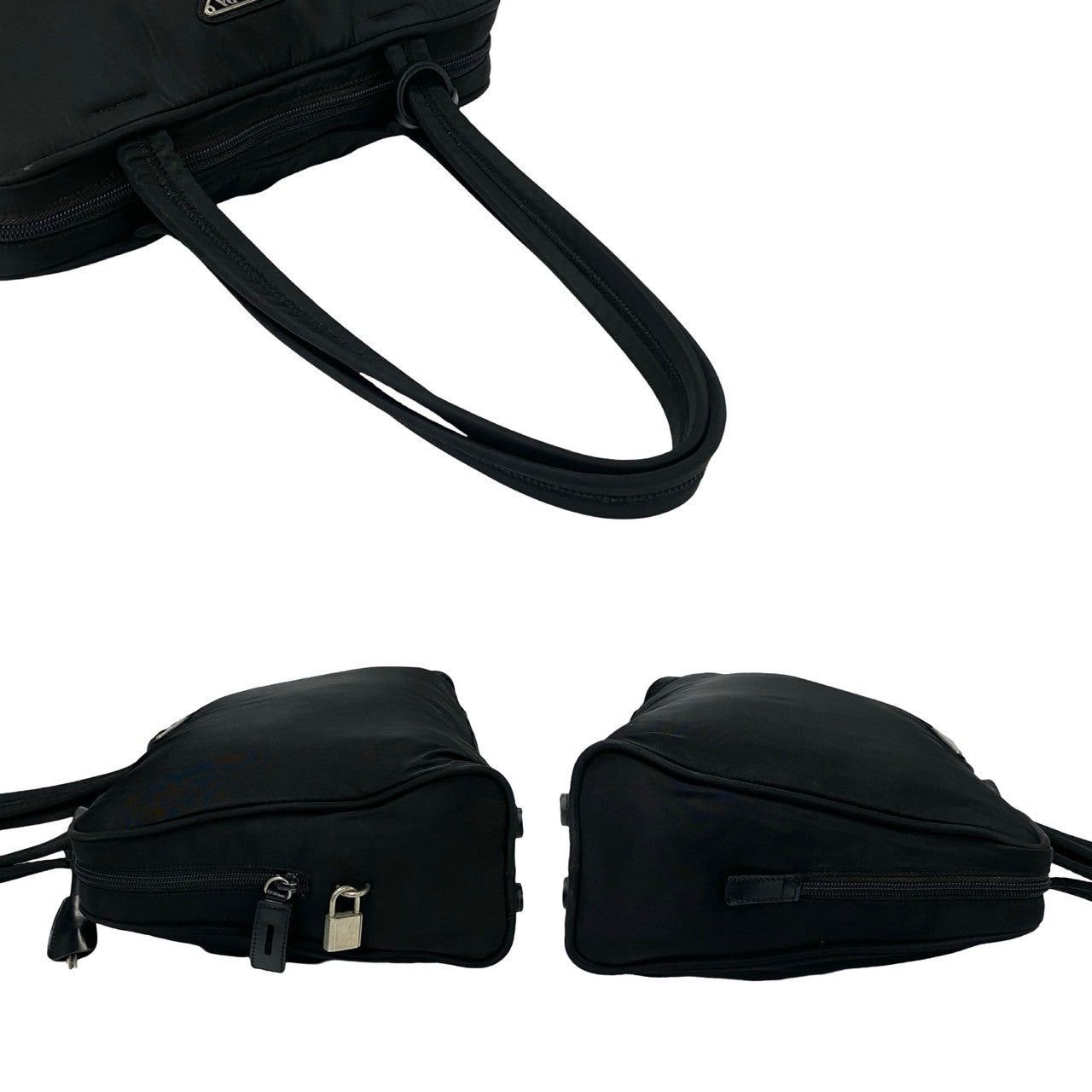 Prada Prada Handbag Black Nylon Size ONE SIZE - 5 Thumbnail
