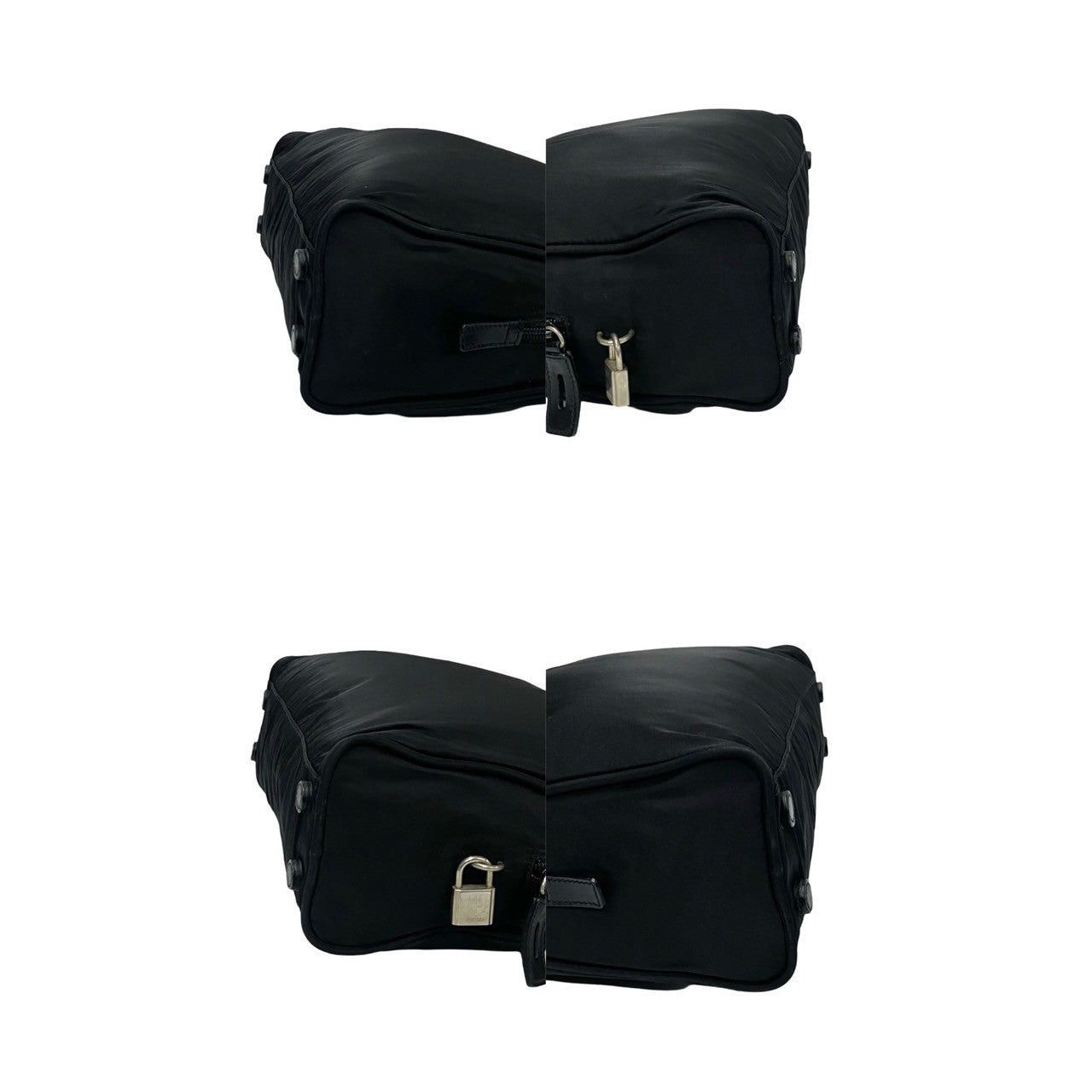 Prada Prada Handbag Black Nylon Size ONE SIZE - 7 Thumbnail